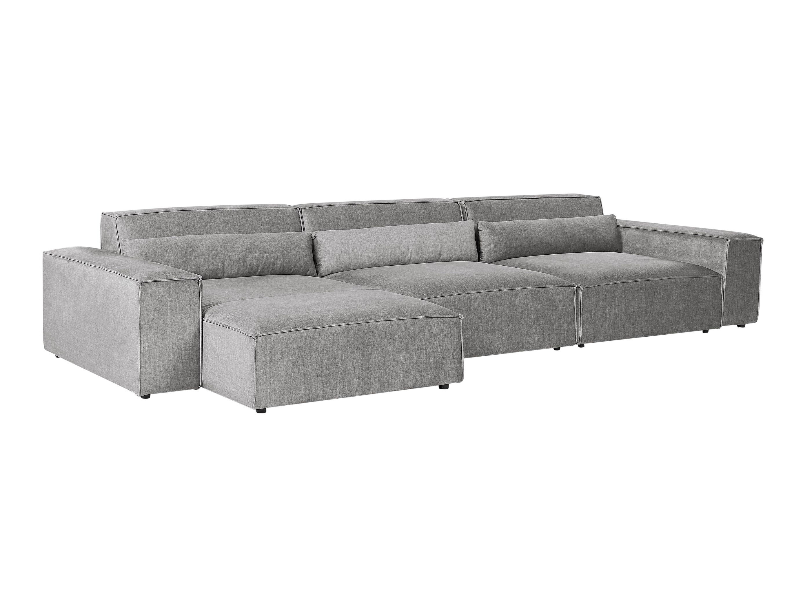 Αρθρωτός γωνιακός καναπές Tivsora 104 (Γκρι)