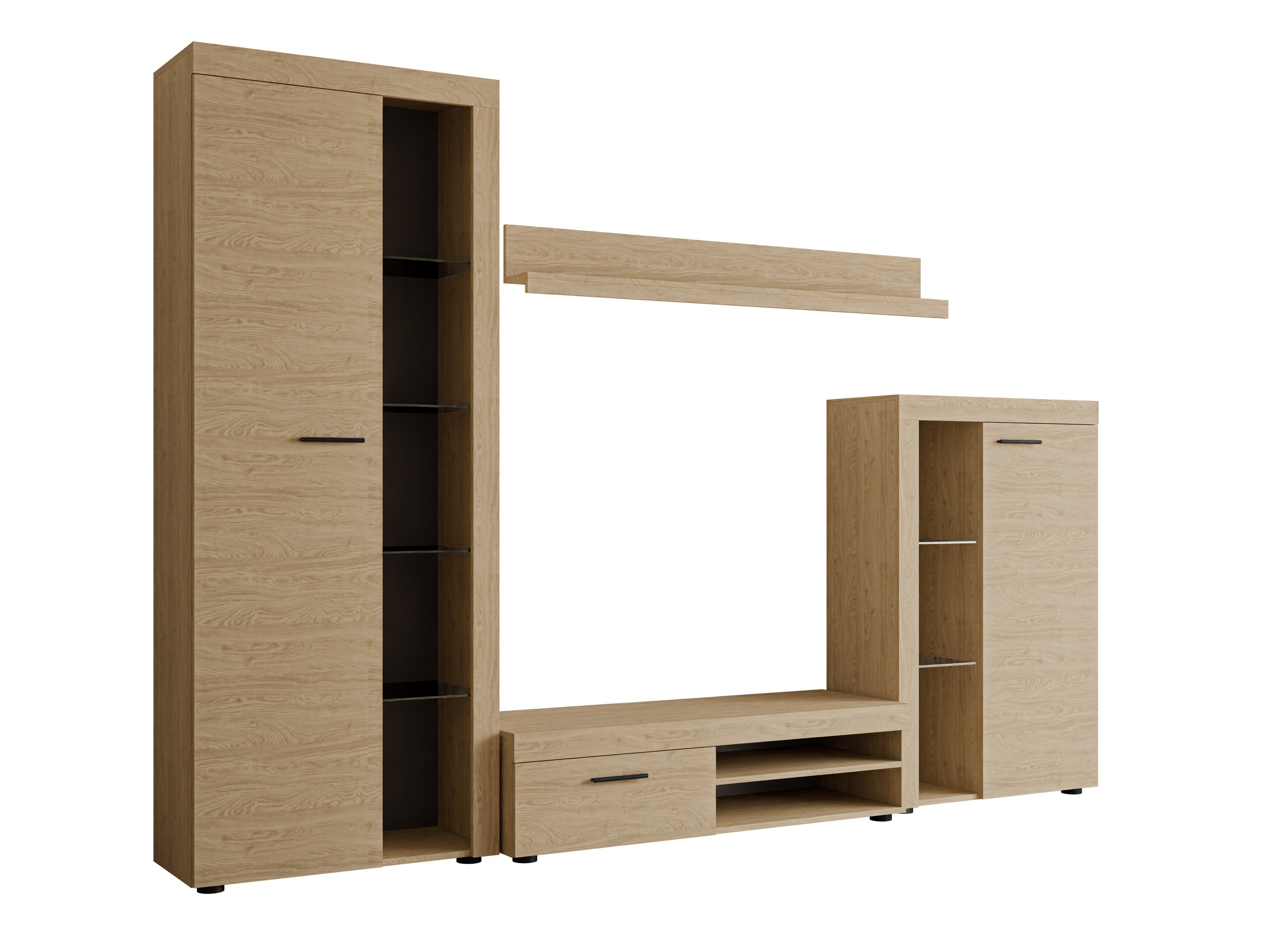 Σετ επίπλων σαλονιού Univio (Δρυς)