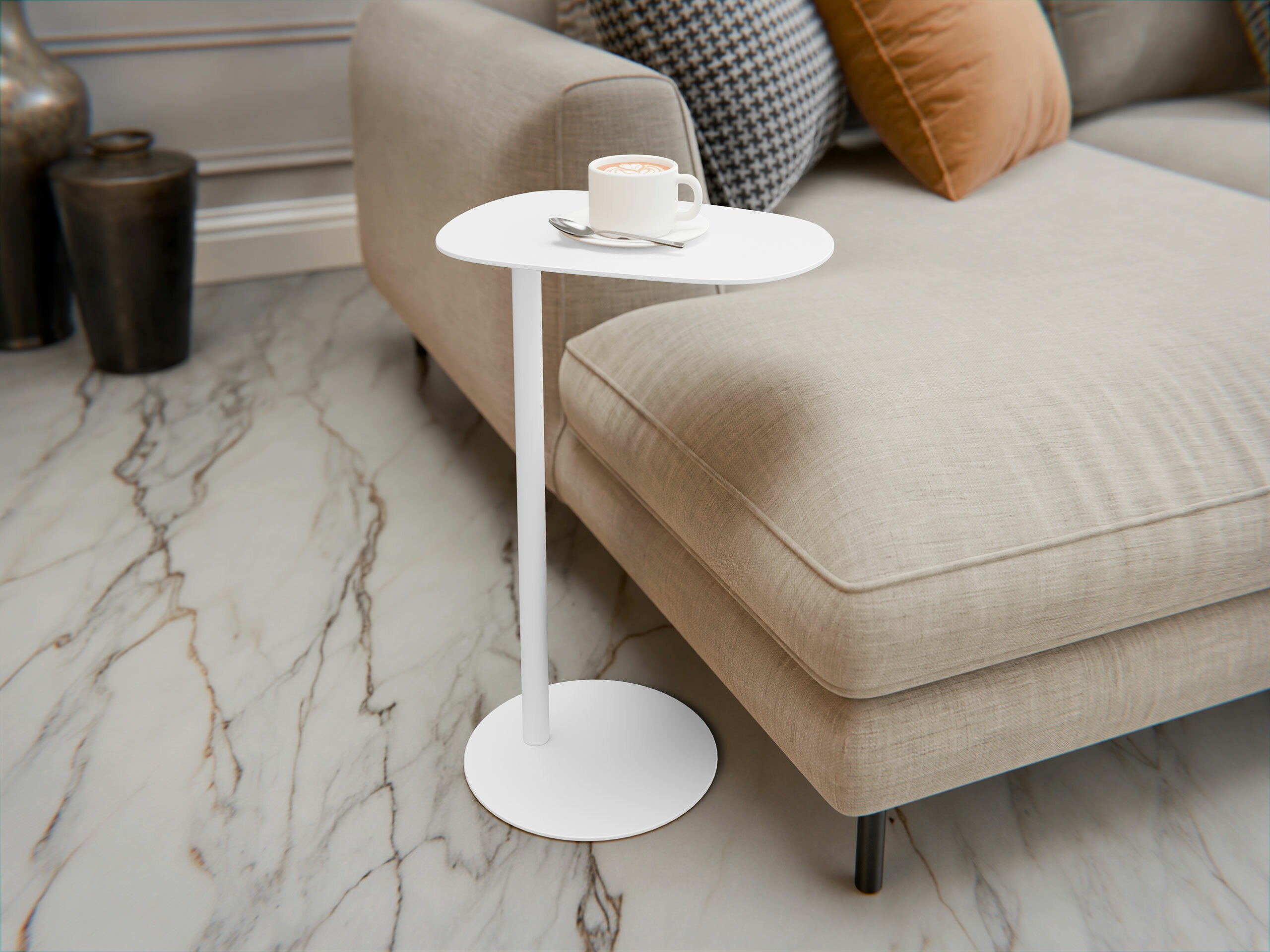 Side table Via (White)