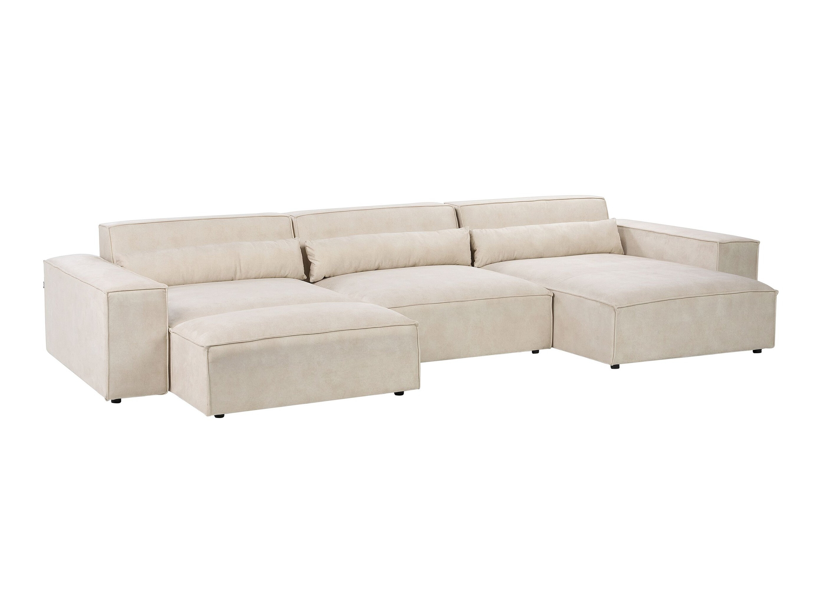 Σετ ταπετσαρισμένων επίπλων Tivsora 108 (Ανοιχτό μπεζ)