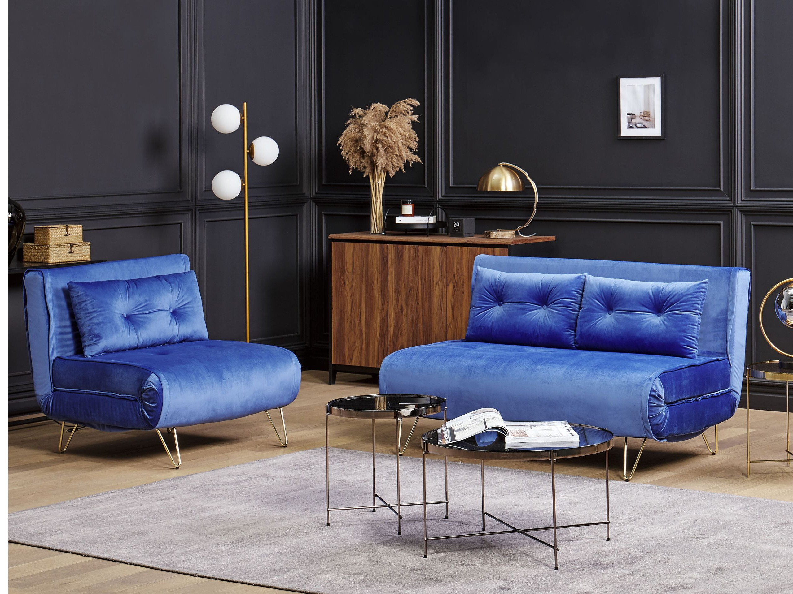 Upholstered furniture set Berwyn 3164 (Blue)