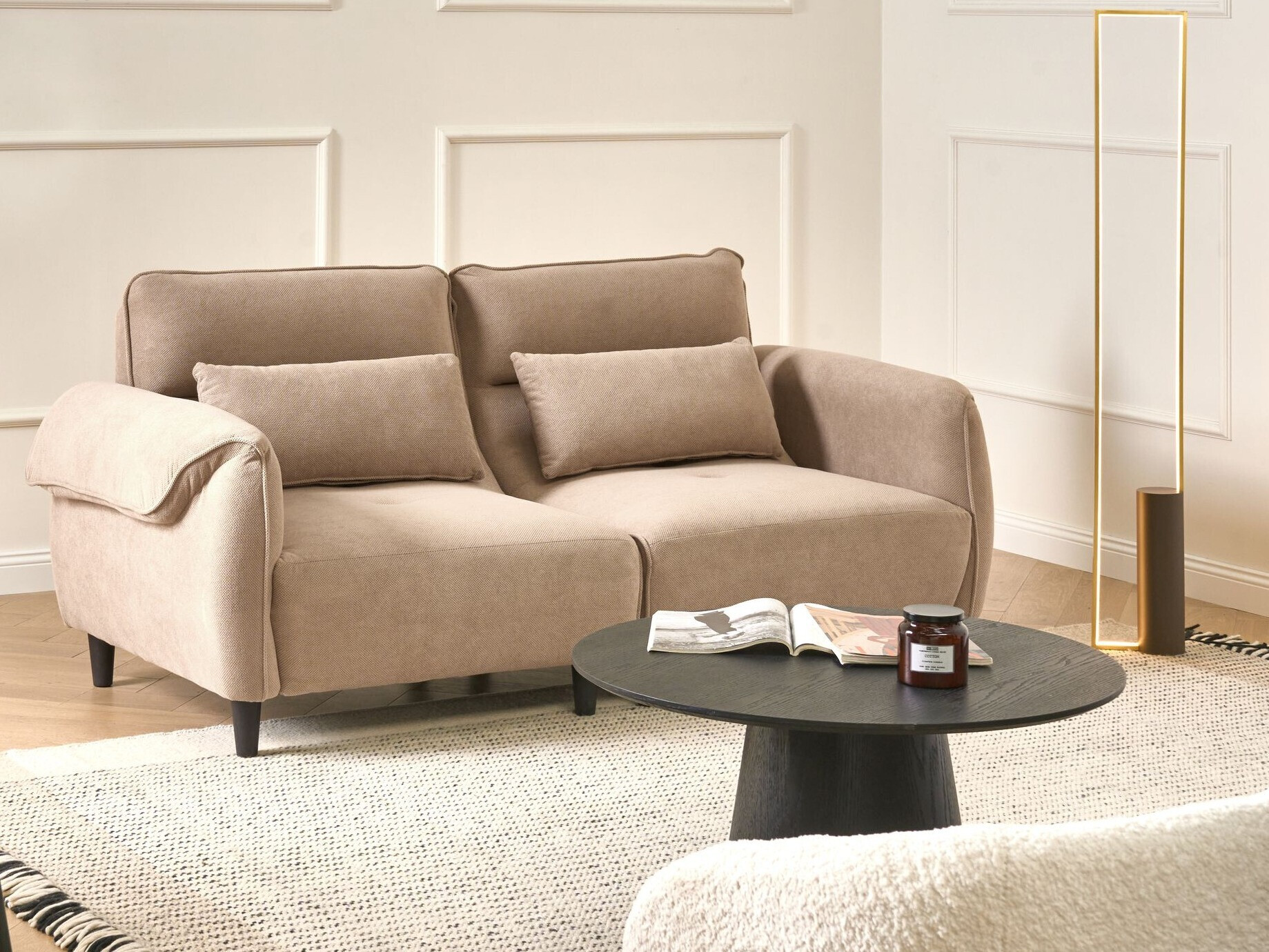 Καναπές Berwyn 3169 (Ανοιχτό καφέ)