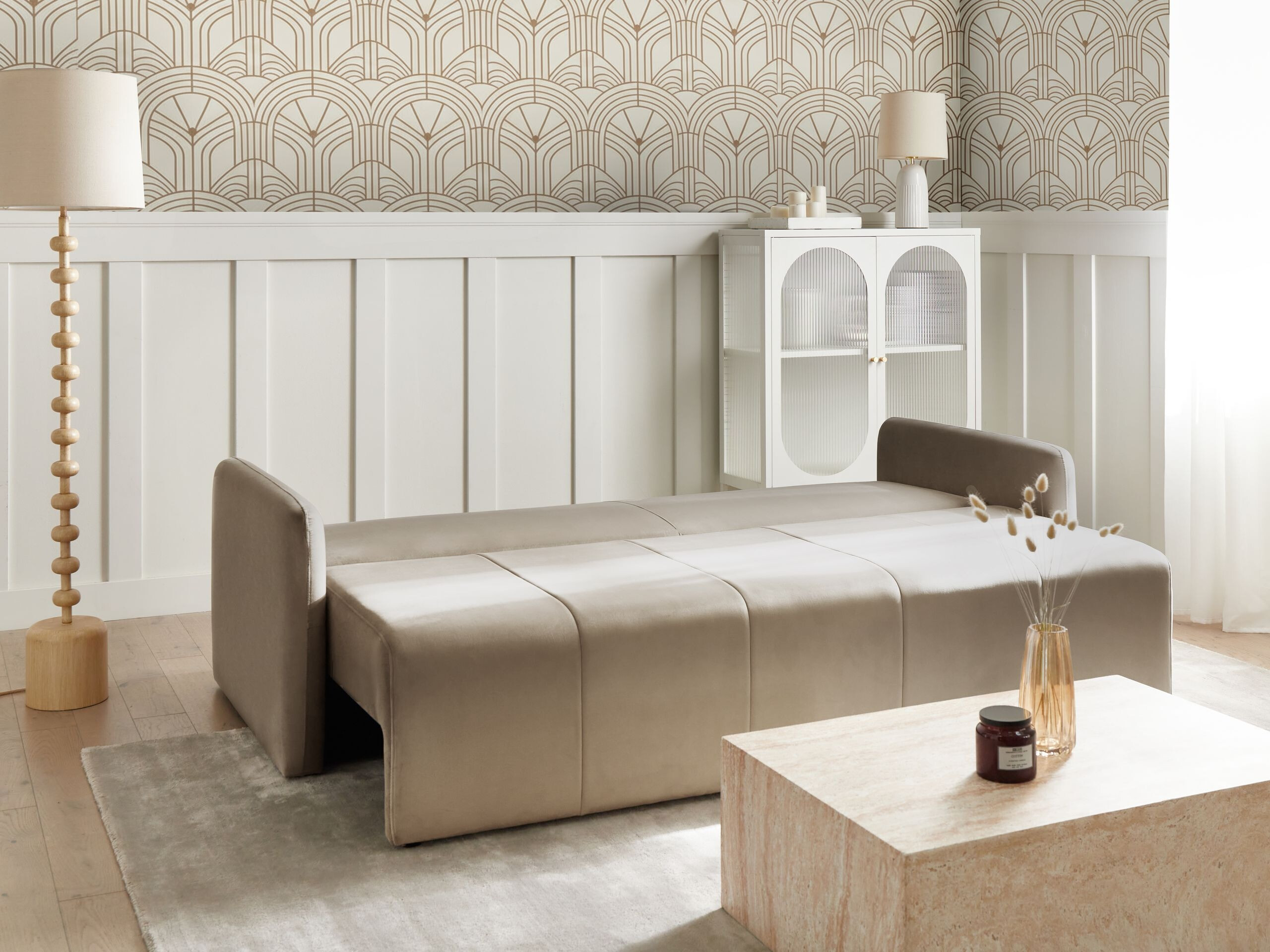 Καναπές-κρεβάτι Berwyn 3171 (Taupe)