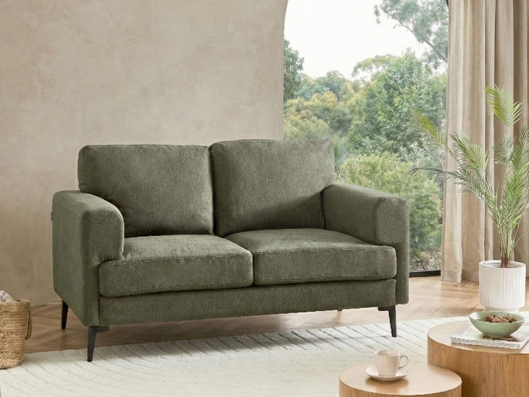 Καναπές Catcavu 101 (Πράσινο)