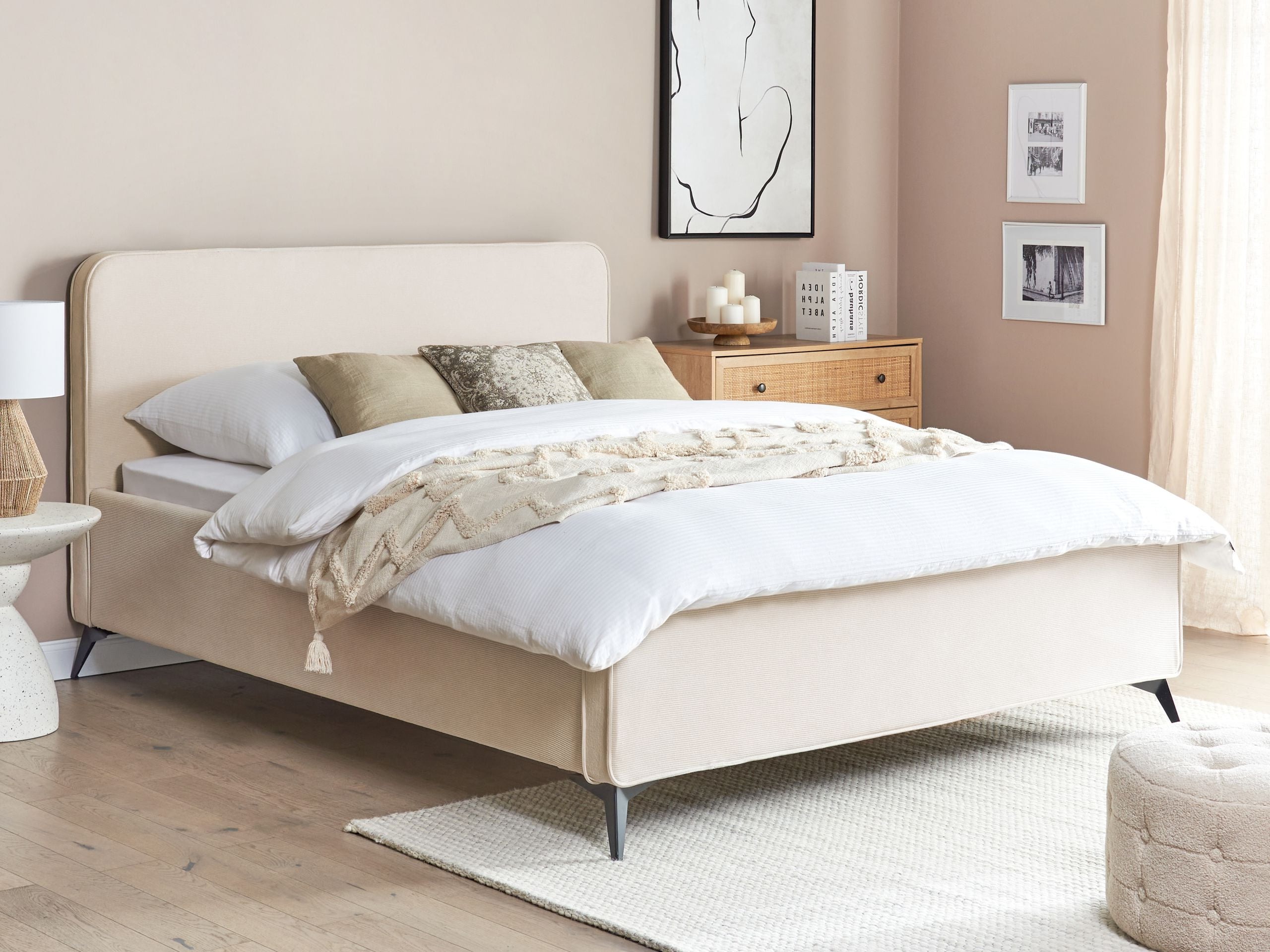 Κρεβάτι Berwyn 601 (Μπεζ)
