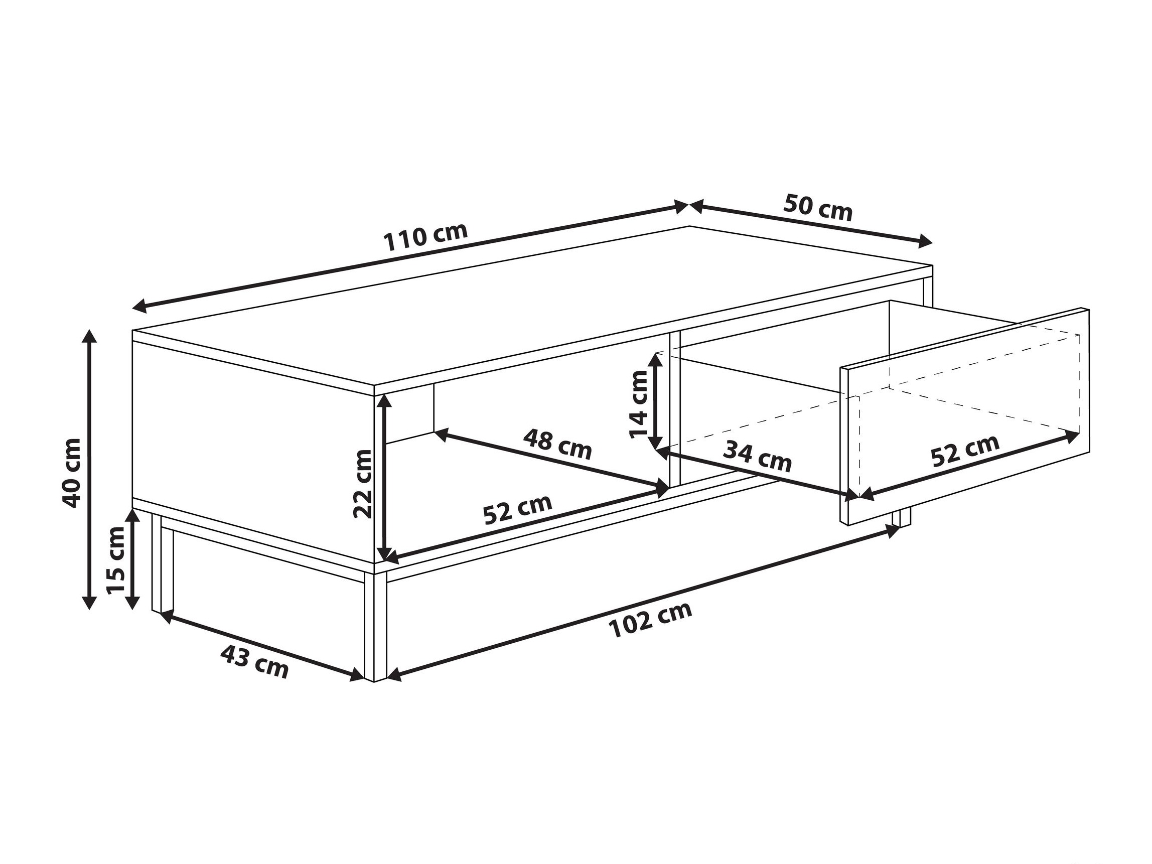 Coffee table Berwyn 3176