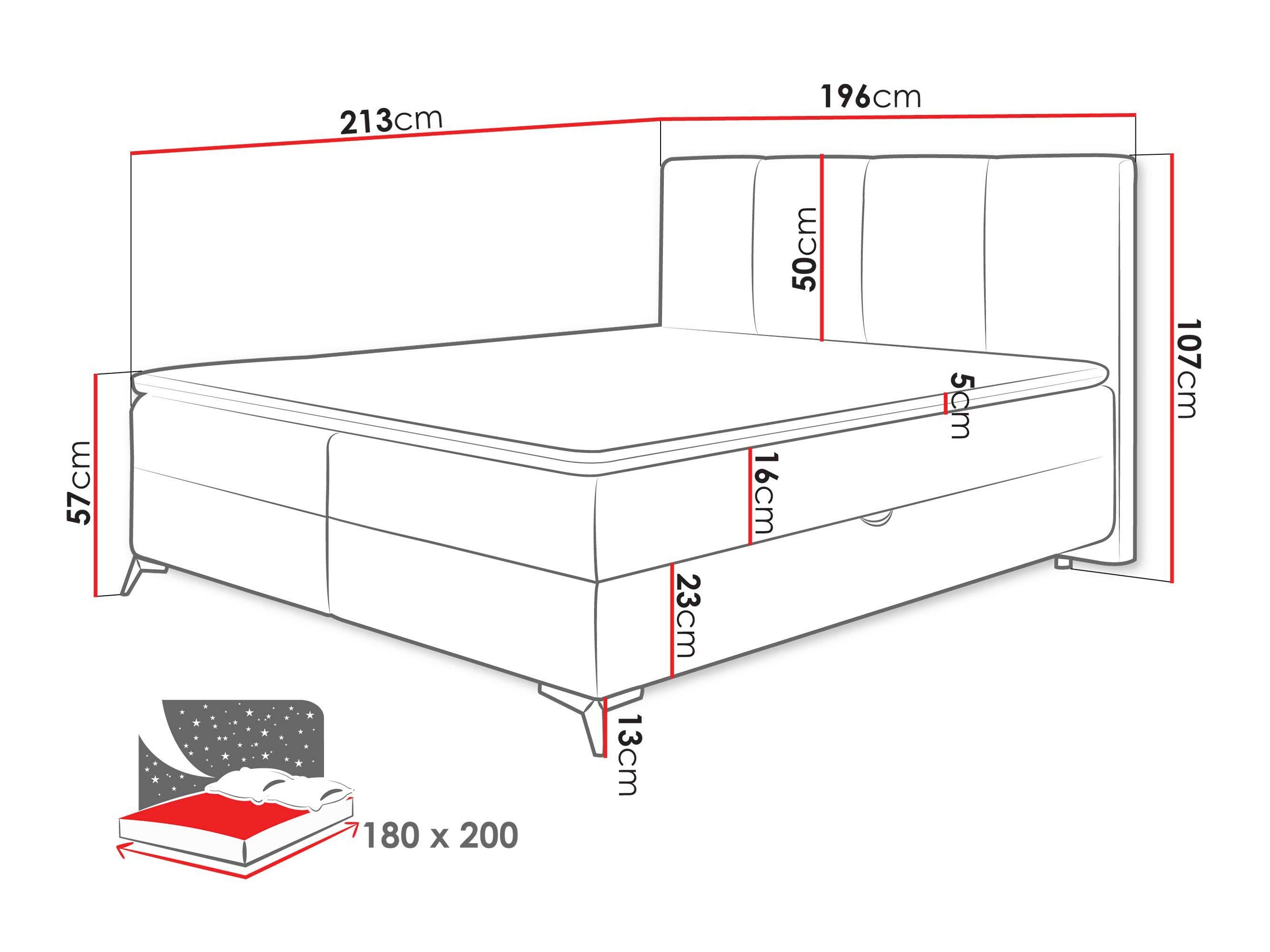 Continental bed Viter (Vibe 06)