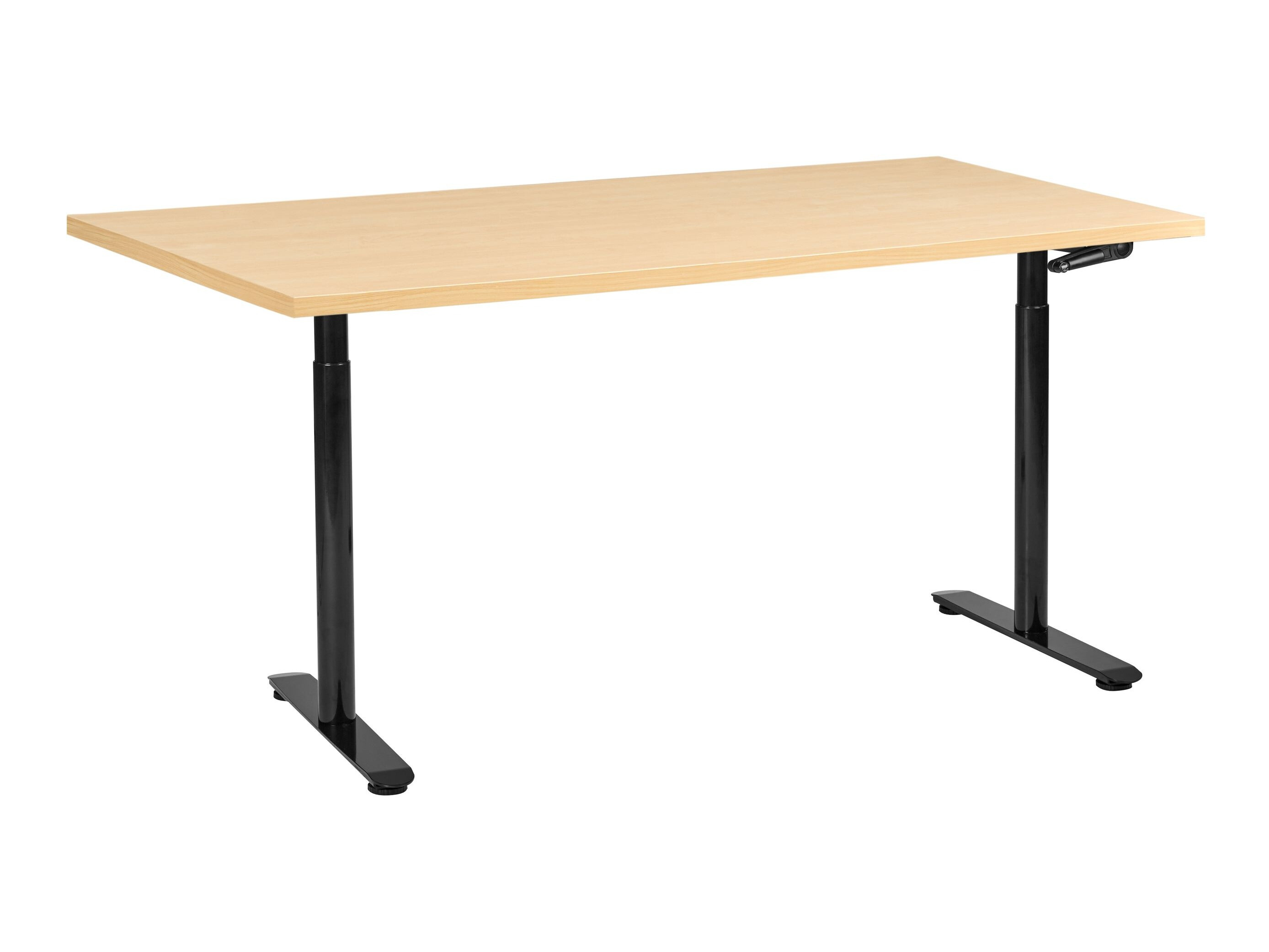 Γραφείο με ρυθμιζόμενο ύψος Berwyn 2681 (Ανοιχτό καφέ)