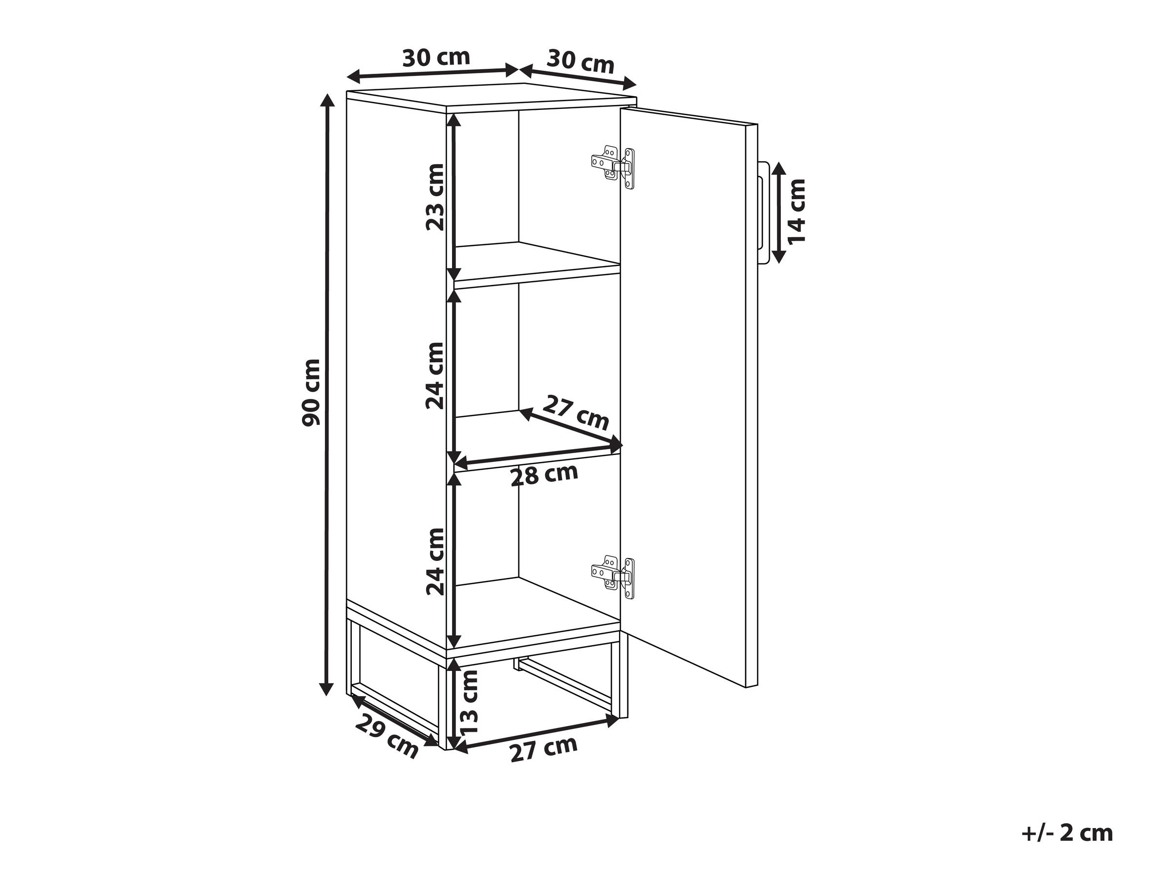 Όρθιο ντουλάπι μπάνιου Berwyn 3193