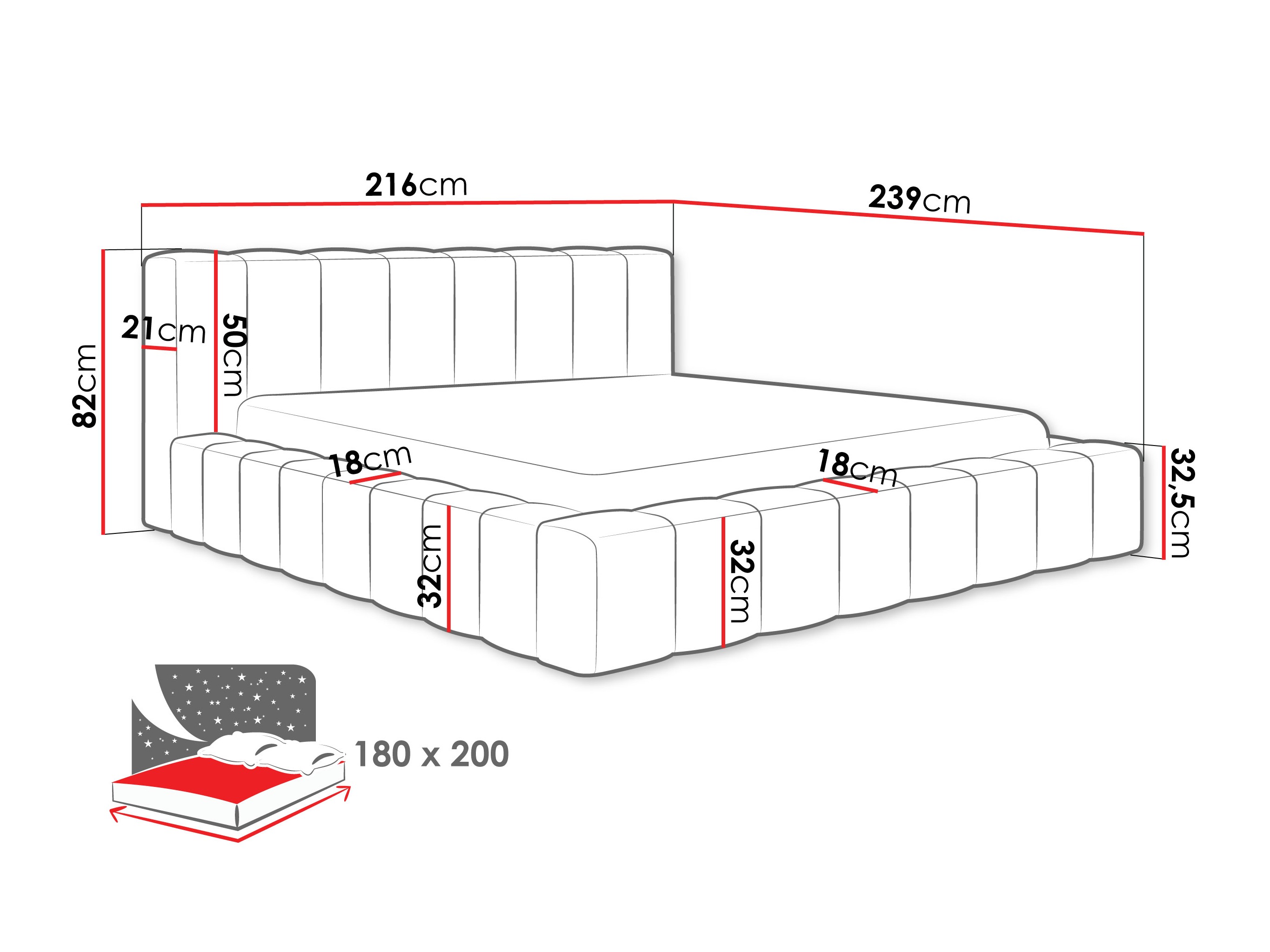 Κρεβάτι Hesperia 125 (Kronos 38)