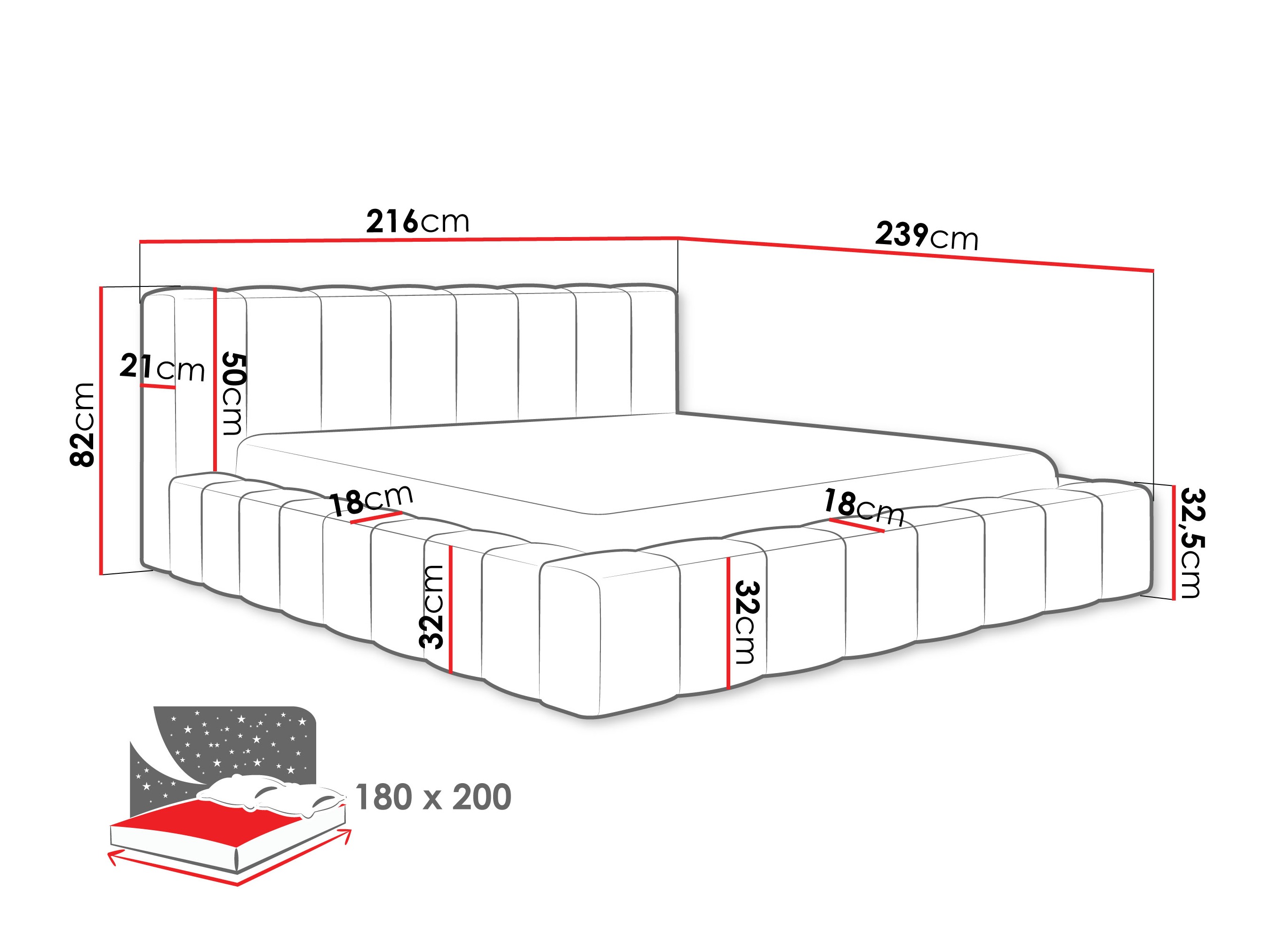 Κρεβάτι Hesperia 125 (Paros 02)