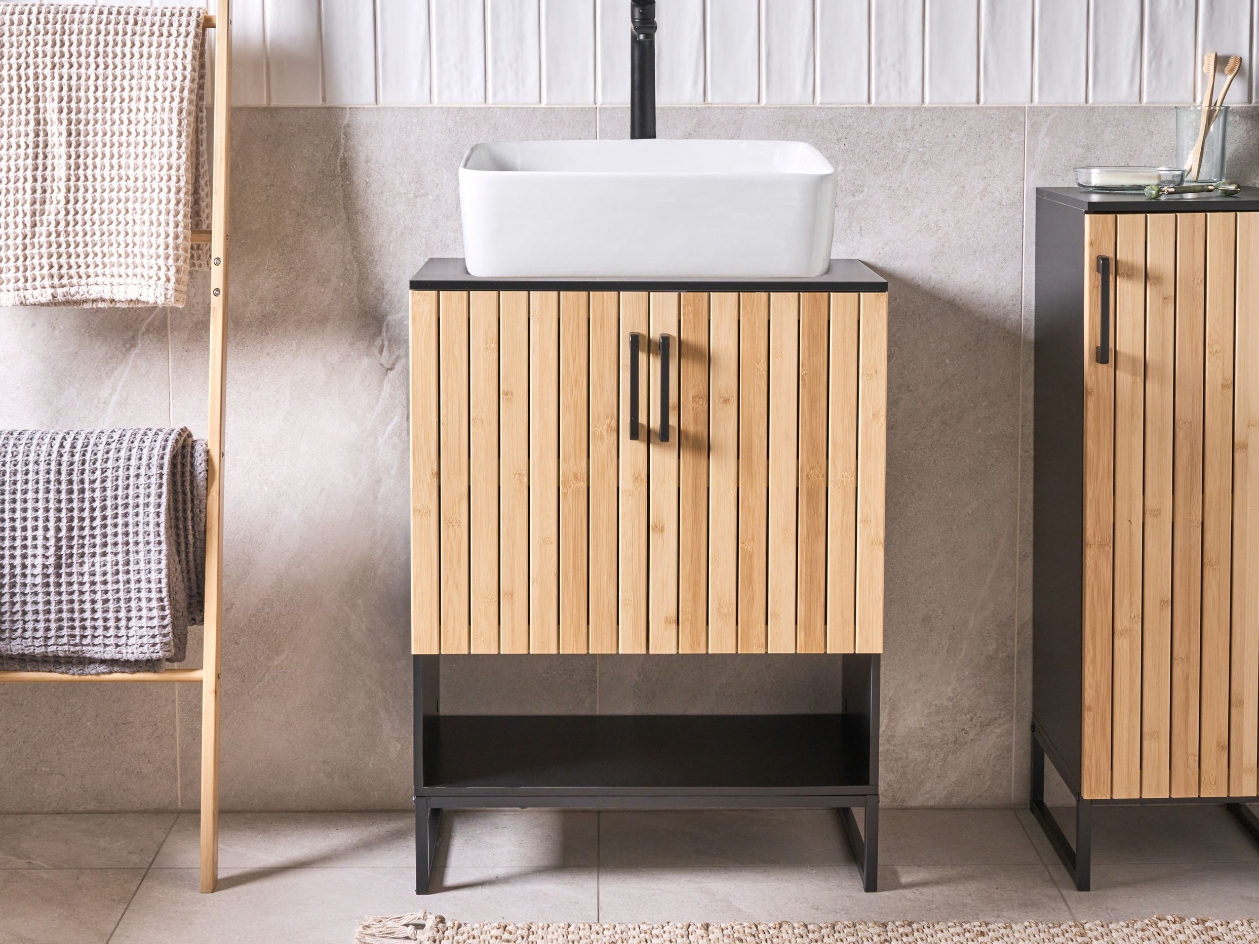 Όρθιο ντουλάπι νιπτήρα μπάνιου Berwyn 3196