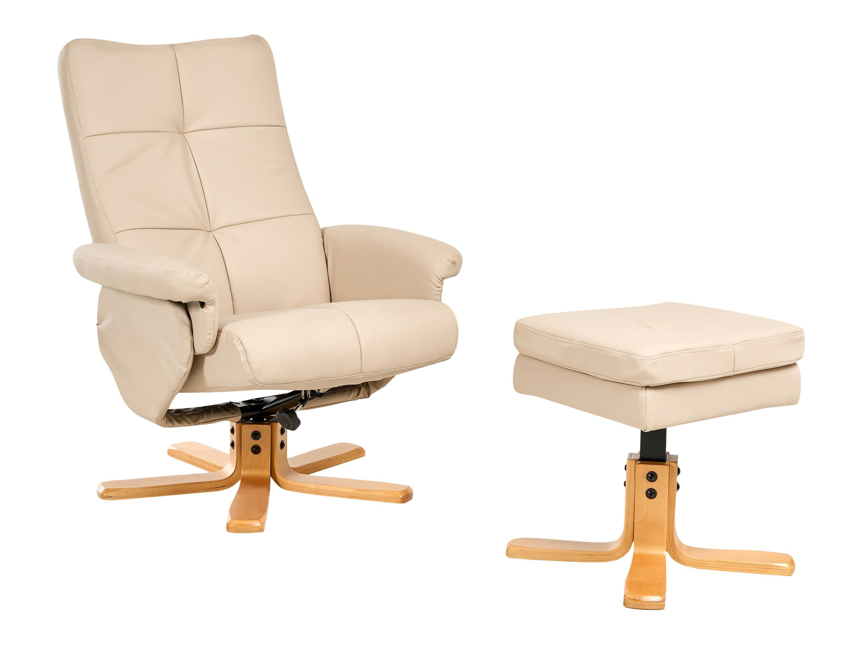 Ρυθμιζόμενη πολυθρόνα Berwyn 3195 (Μπεζ)