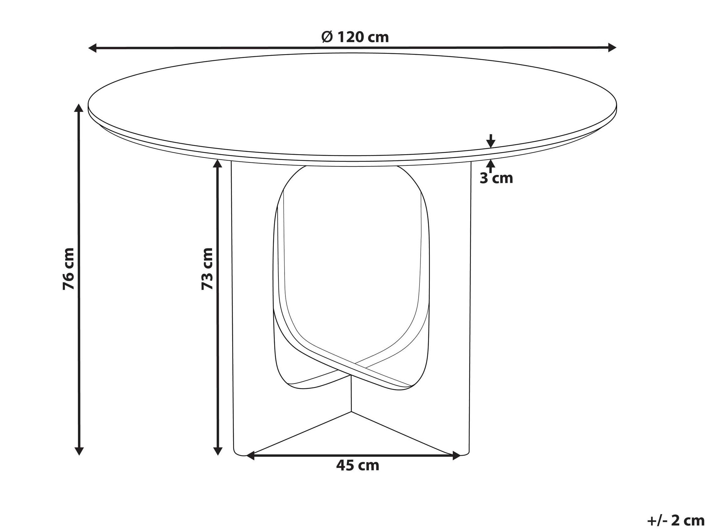 Τραπέζι Berwyn 3184