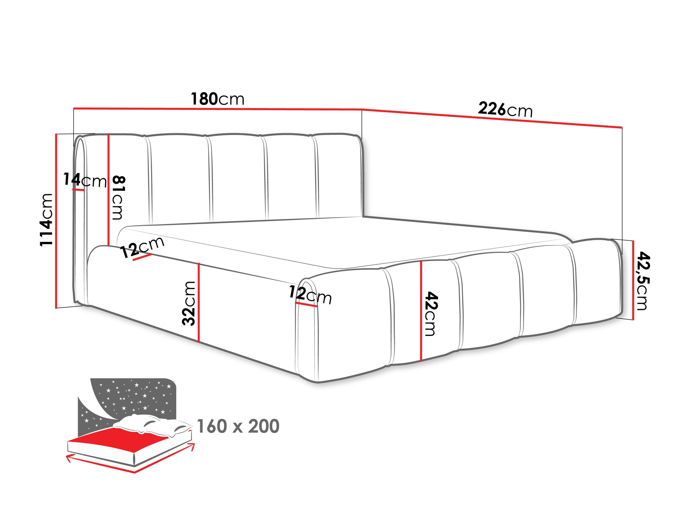 Κρεβάτι Clario (Paros 02)