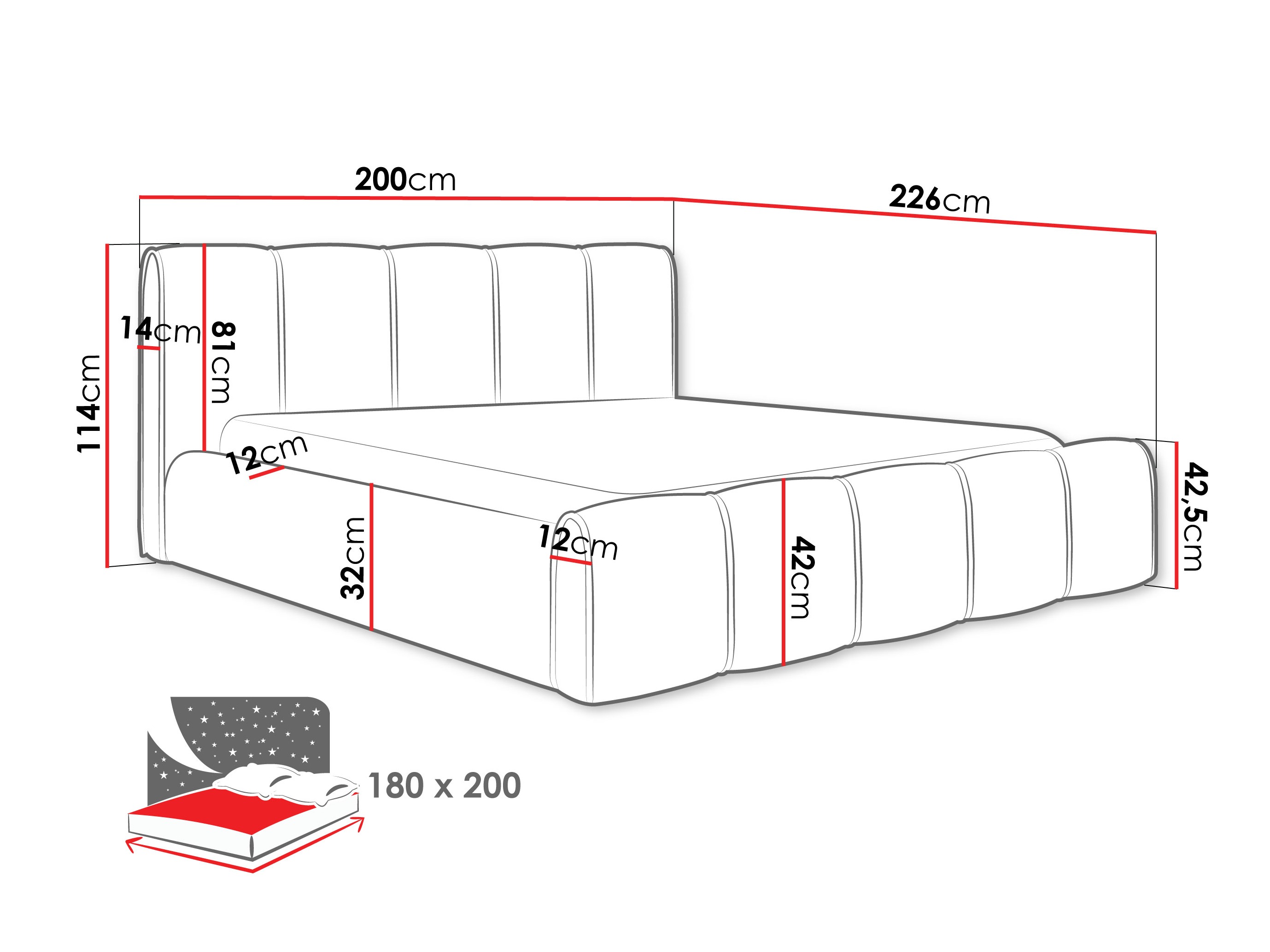 Κρεβάτι Clario (Paros 02)