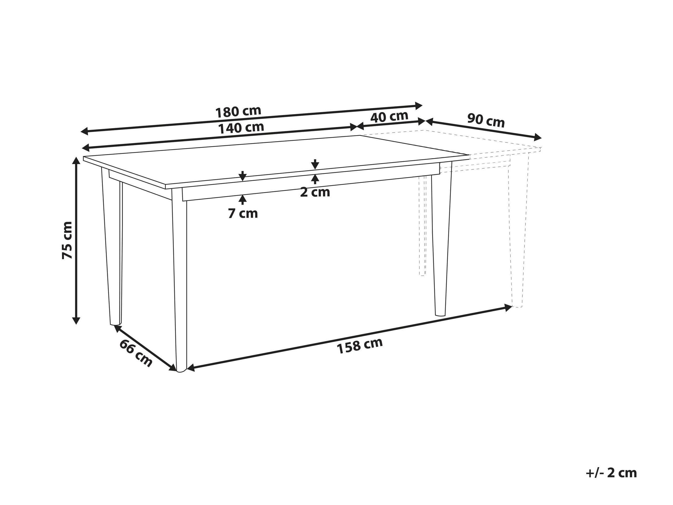 Τραπέζι Berwyn 3203