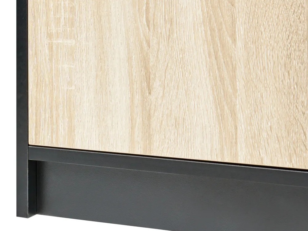 Βιβλιοθήκη Catferu 106 (Μαύρο + Ανοιχτό καφέ)