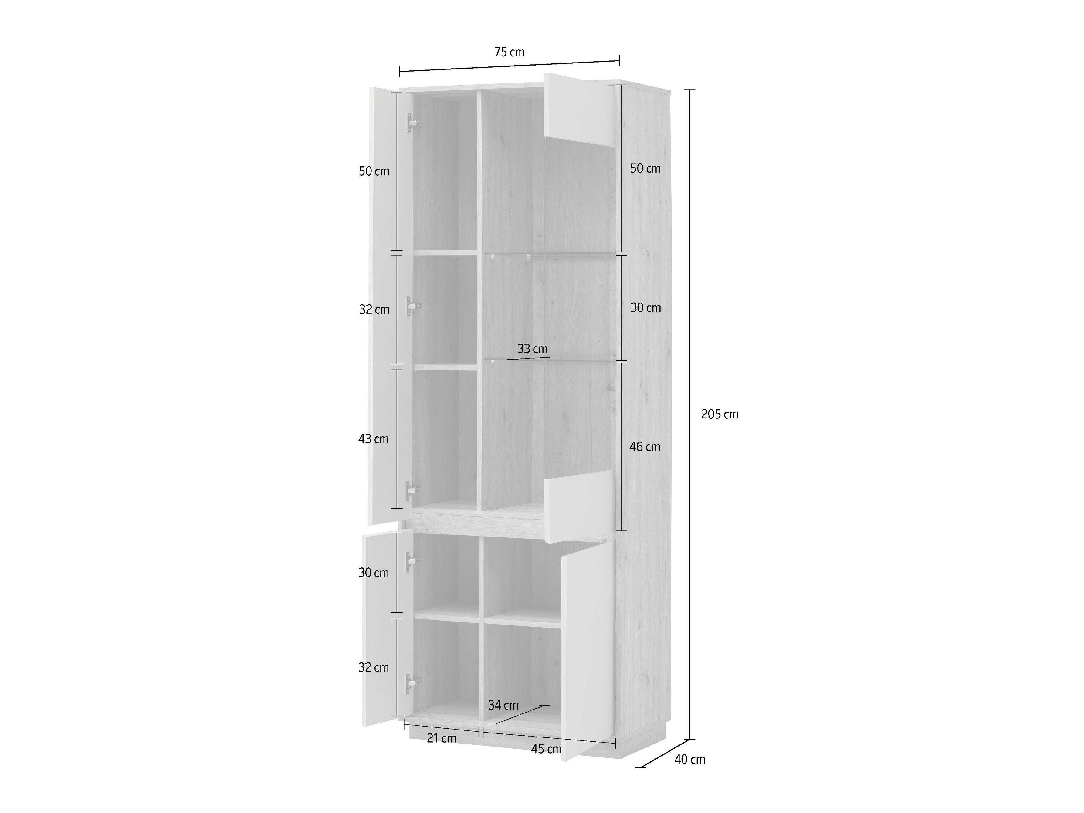Bookcase Ferciro 105