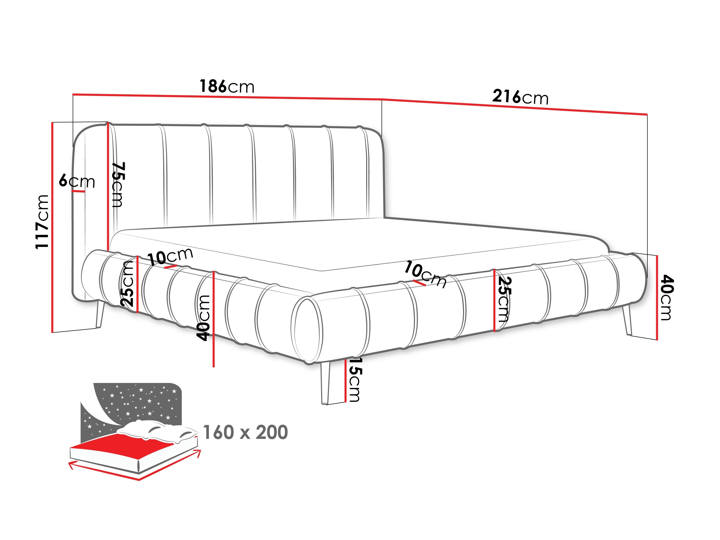 Κρεβάτι Filos (Paros 02)