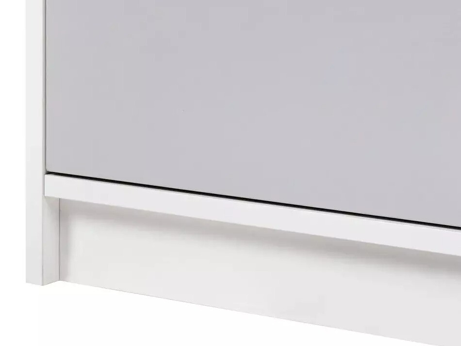 Βιβλιοθήκη Catferu 111 (Άσπρο + Γκρι)