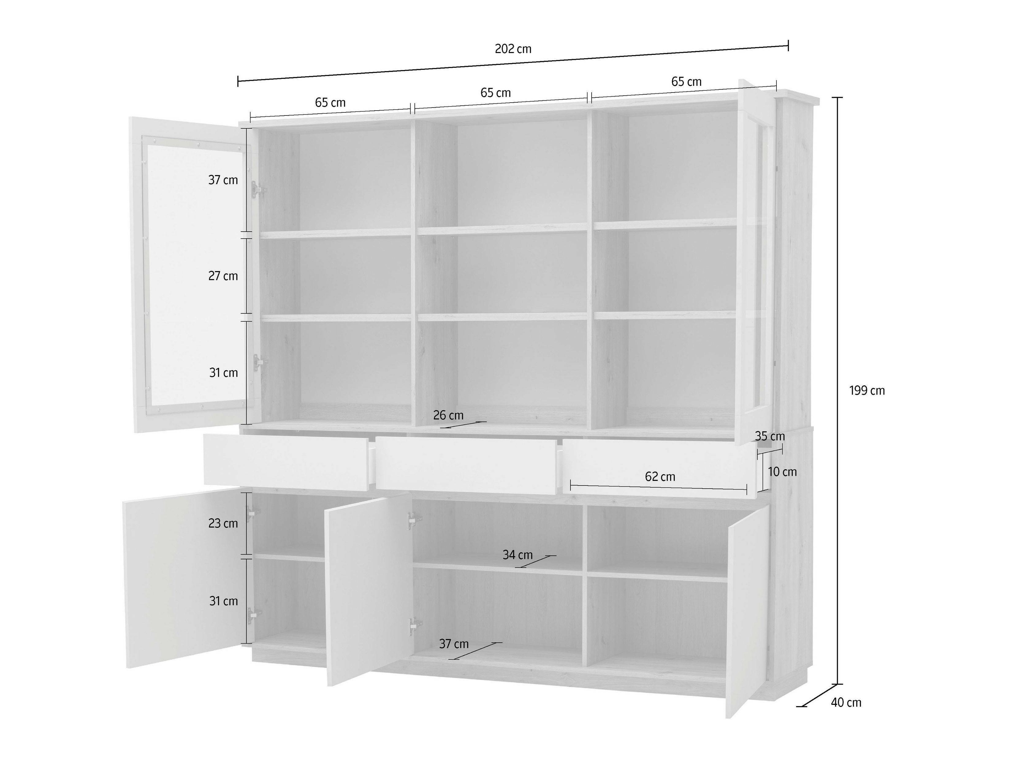 Bookcase Ferciro 107