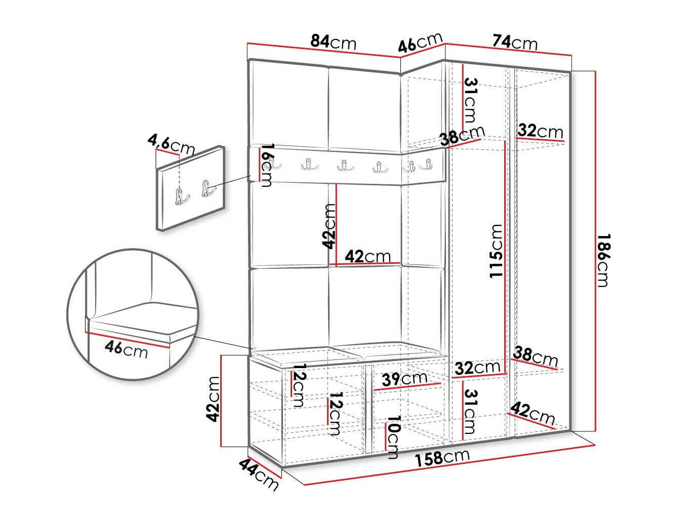 Σετ διαδρόμου Hartford 266 (Κασμίρι)