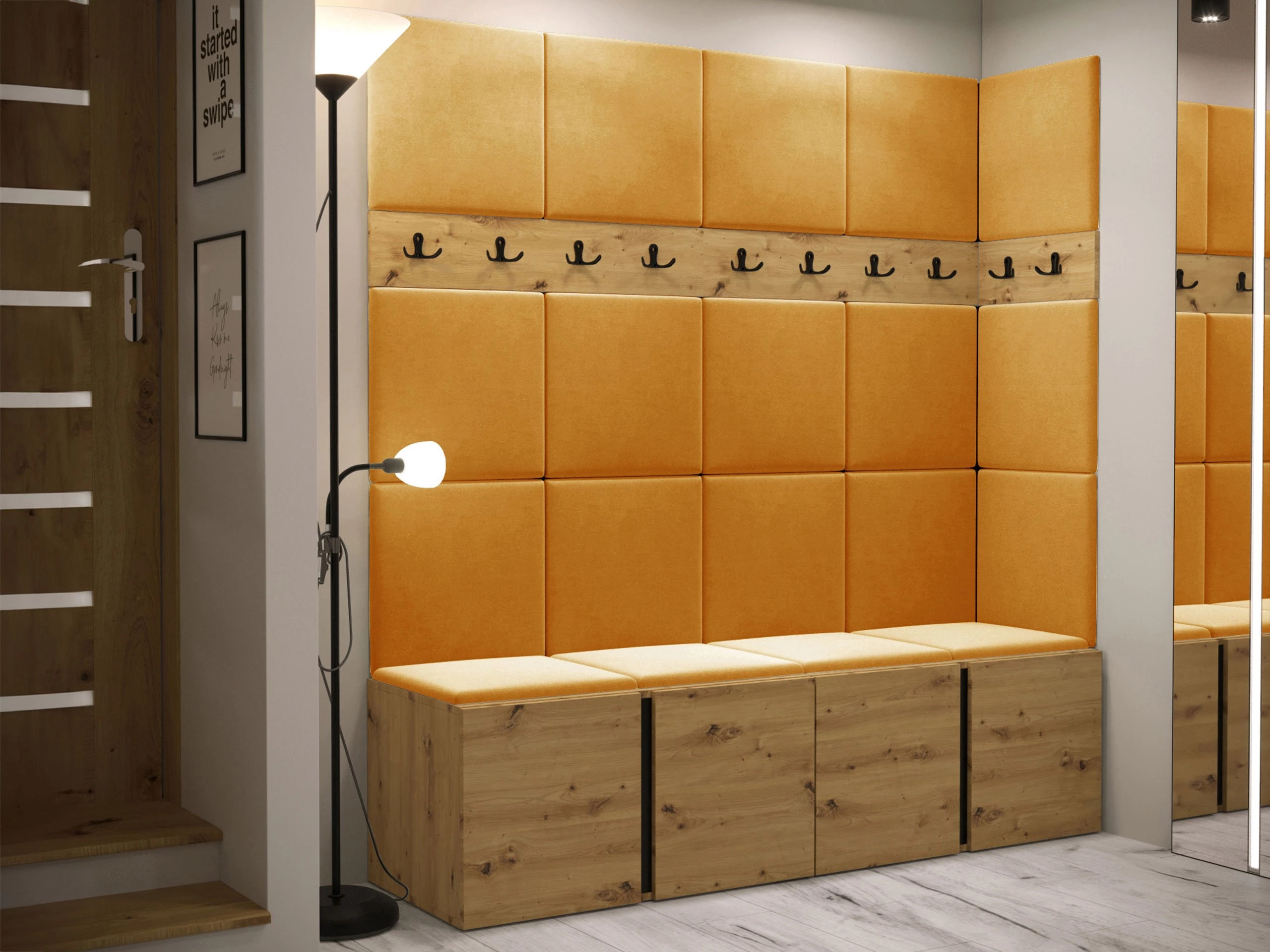 Σετ διαδρόμου Pinis II (Artisan βελανιδιά)