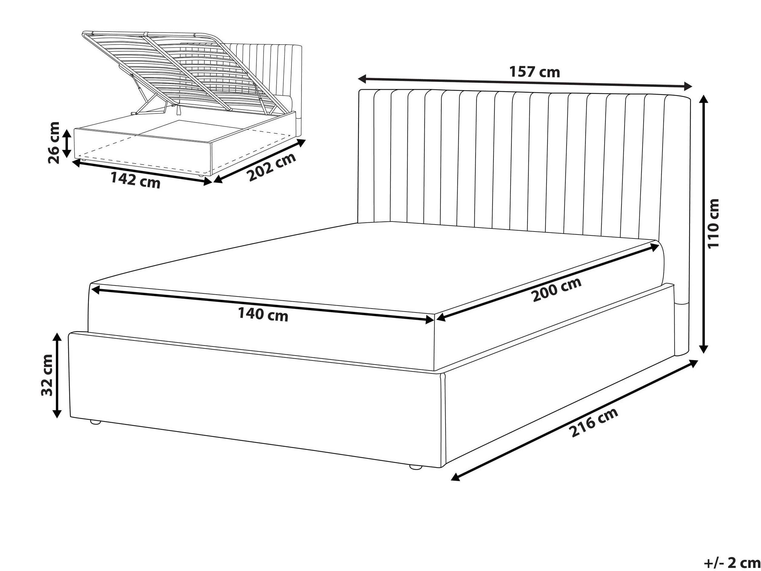 Κρεβάτι Berwyn 3208
