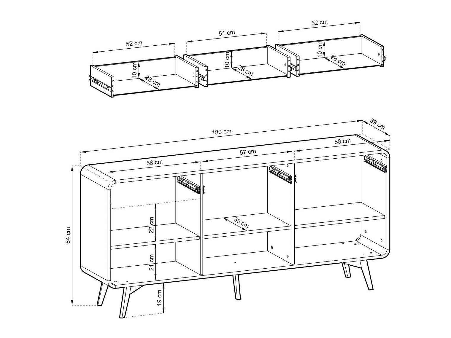 Chest of drawers Vesdore 103