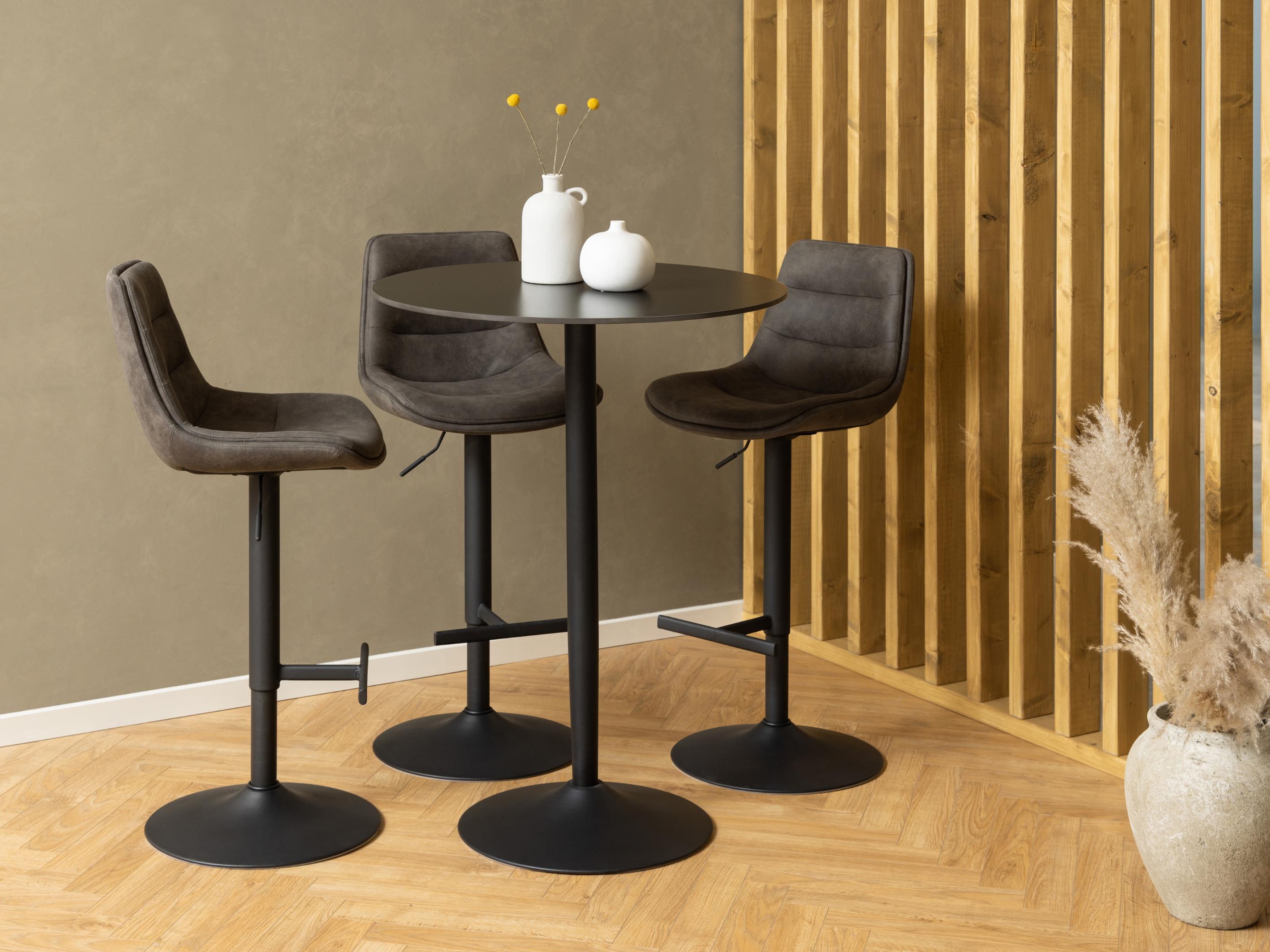 Τραπέζι μπαρ Norsica 863 (Μαύρο μάρμαρο)