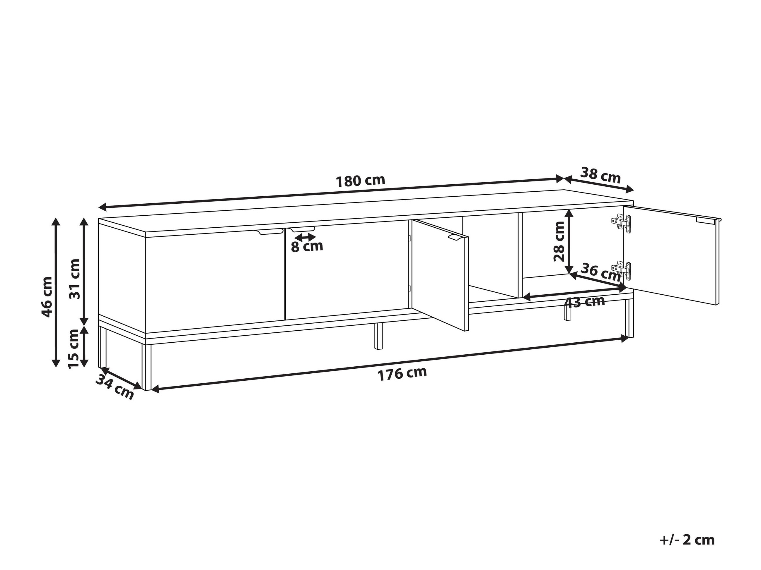 TV stand Livodeu 102