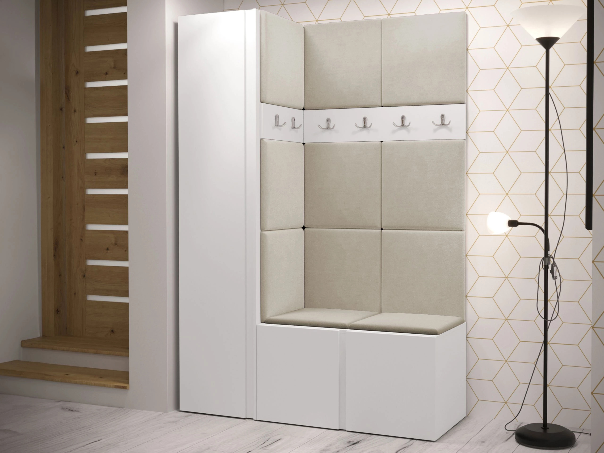 Σετ διαδρόμου Hartford 471 (Άσπρο)