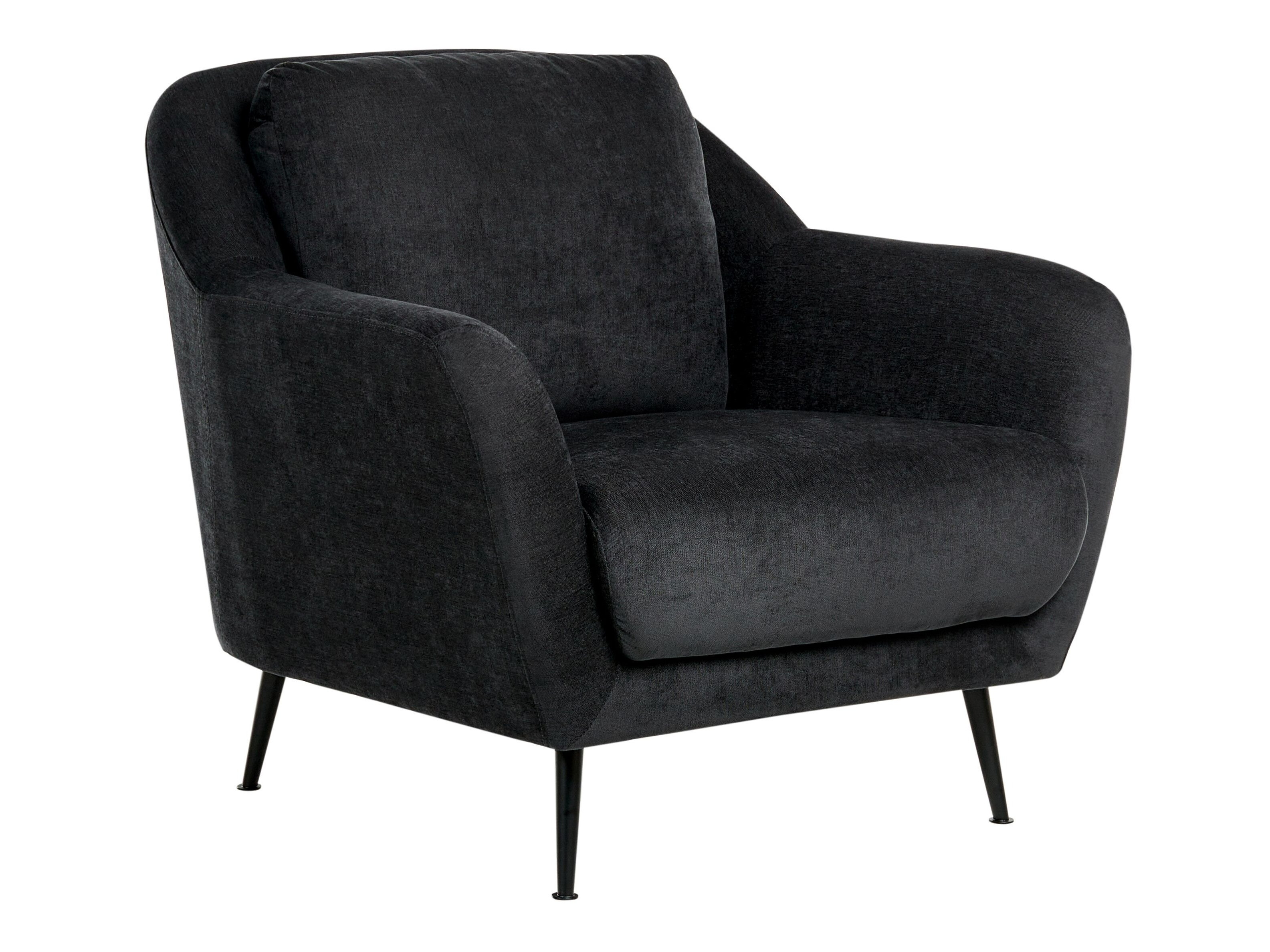 Σετ ταπετσαρισμένων επίπλων Berwyn 3213 (Μαύρο)