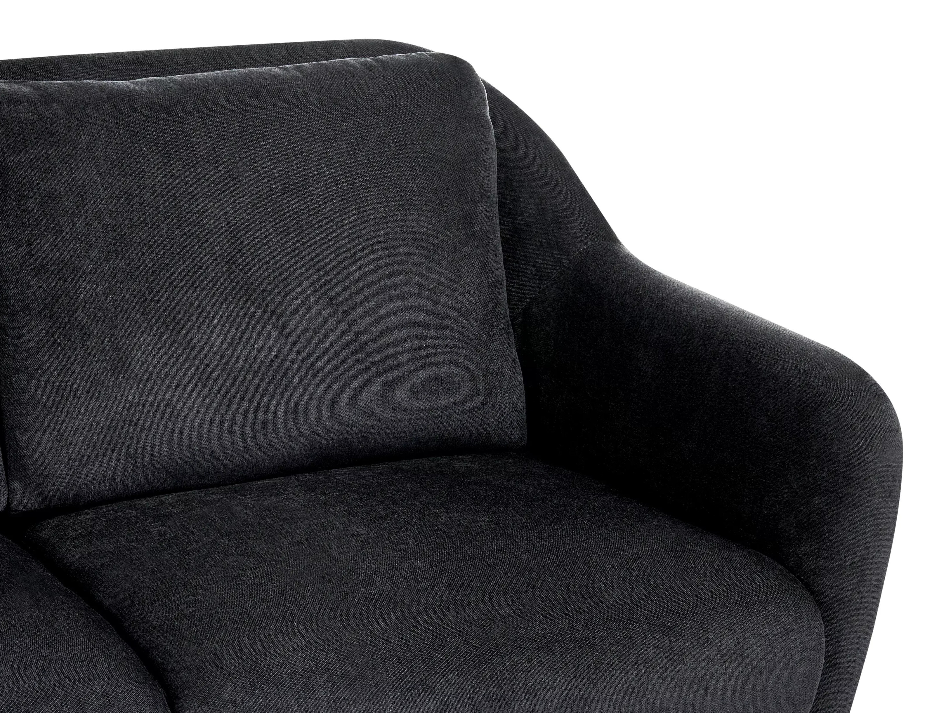 Σετ ταπετσαρισμένων επίπλων Berwyn 3213 (Μαύρο)