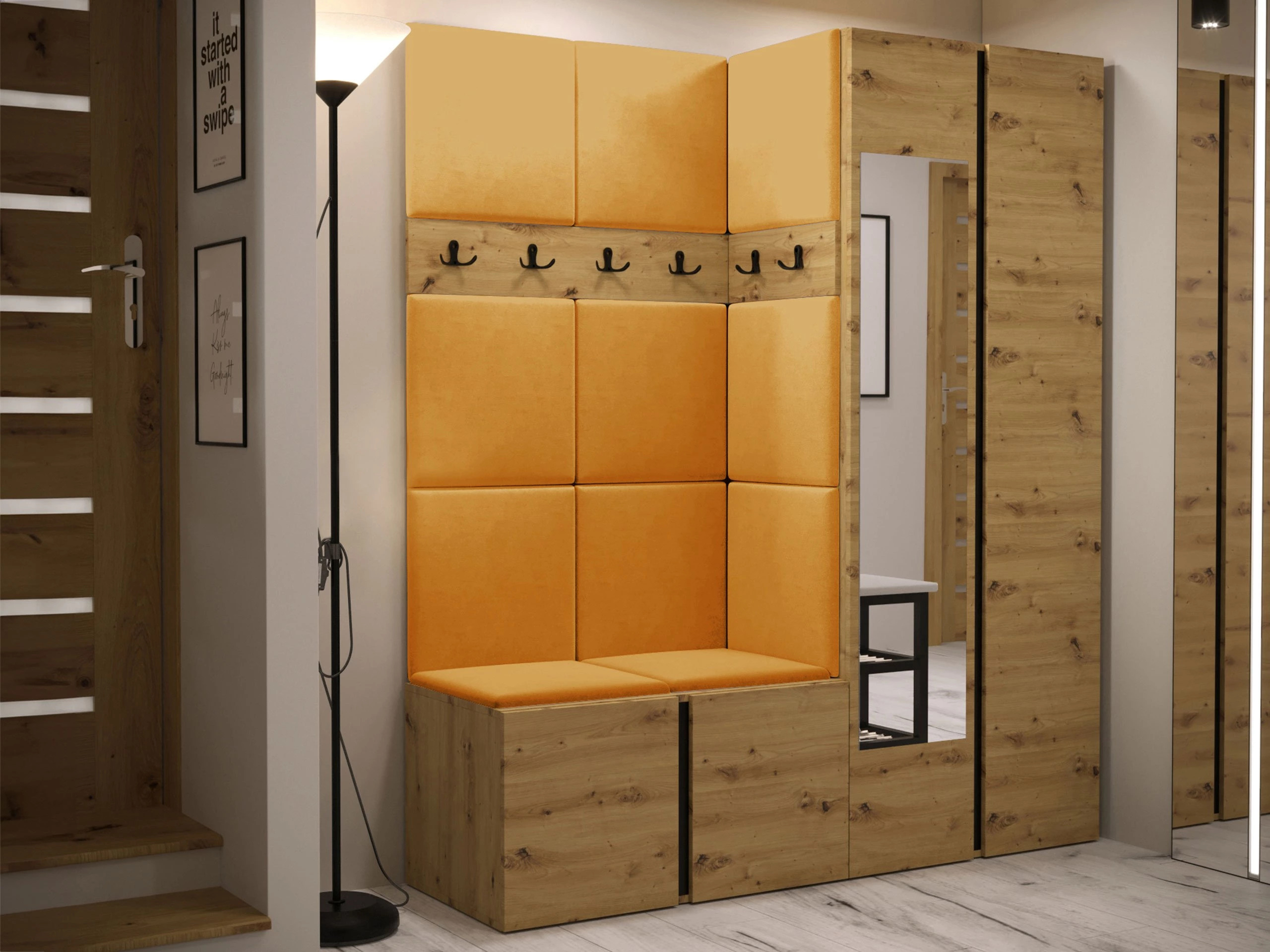 Σετ διαδρόμου Pinis X (Artisan βελανιδιά)