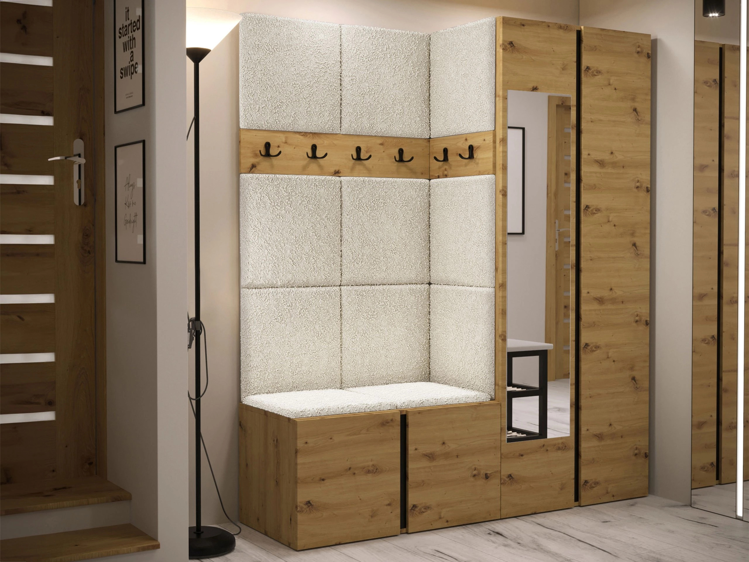 Σετ διαδρόμου Pinis X (Artisan βελανιδιά)