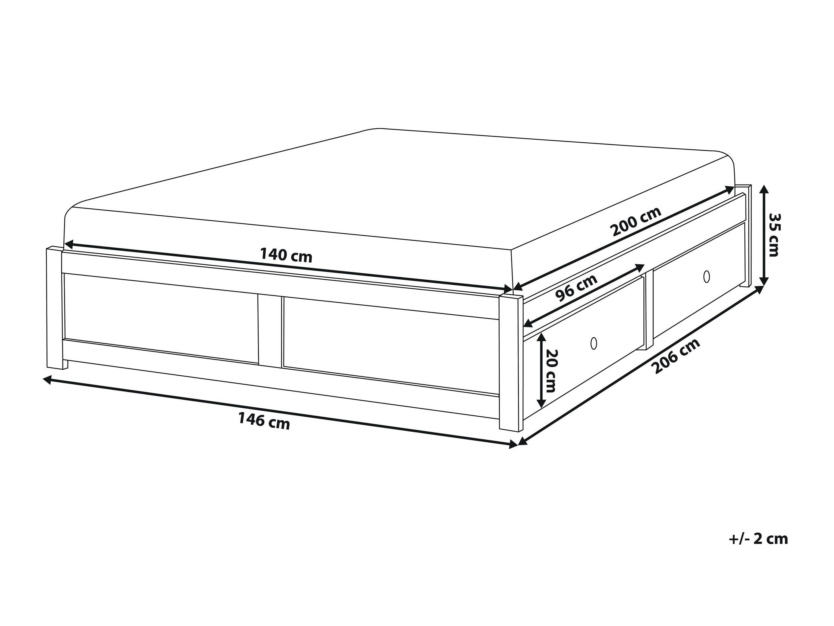 Bed Berwyn 3210