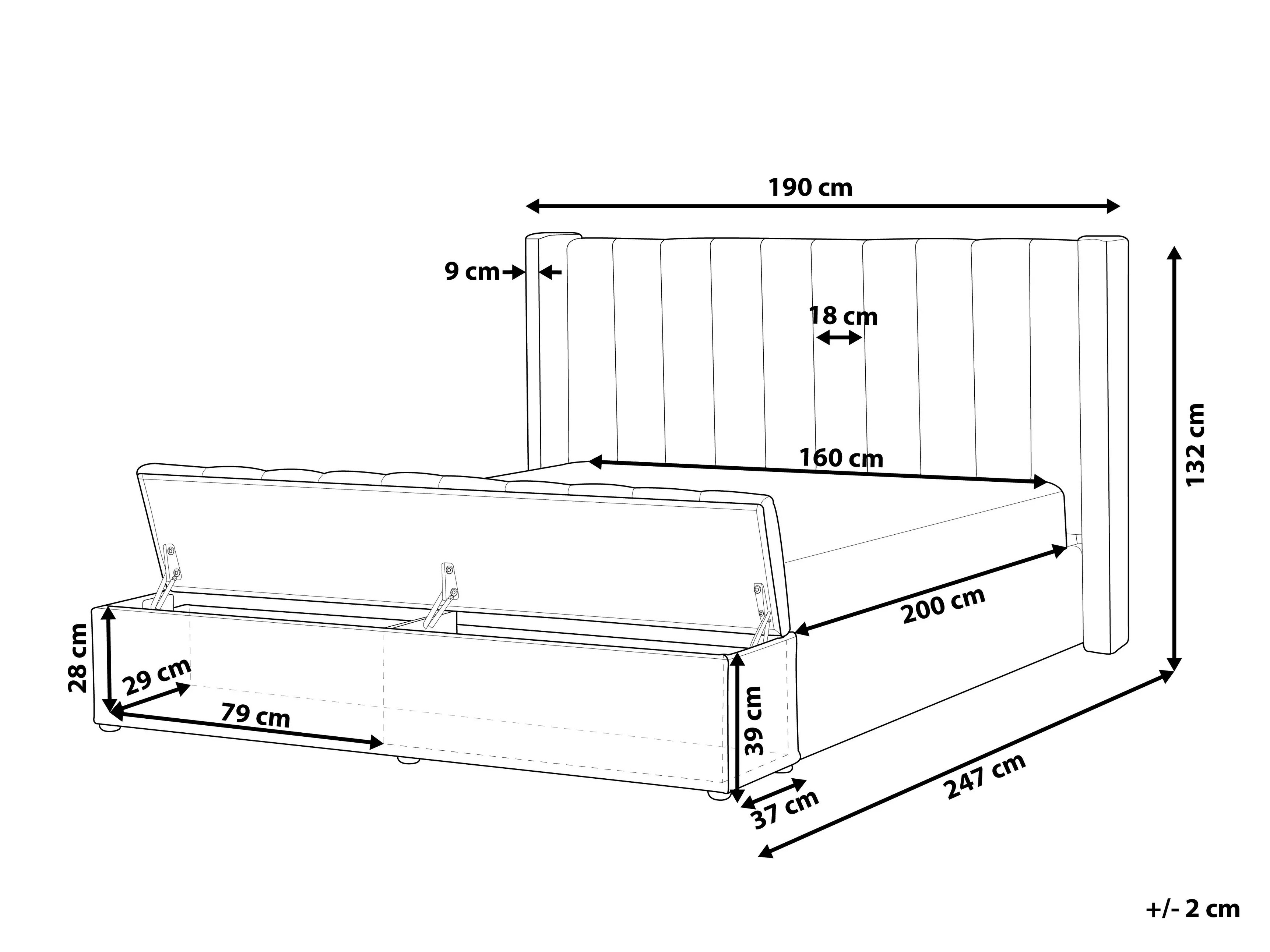 Κρεβάτι Berwyn 682 (Ανοιχτό ροζ)