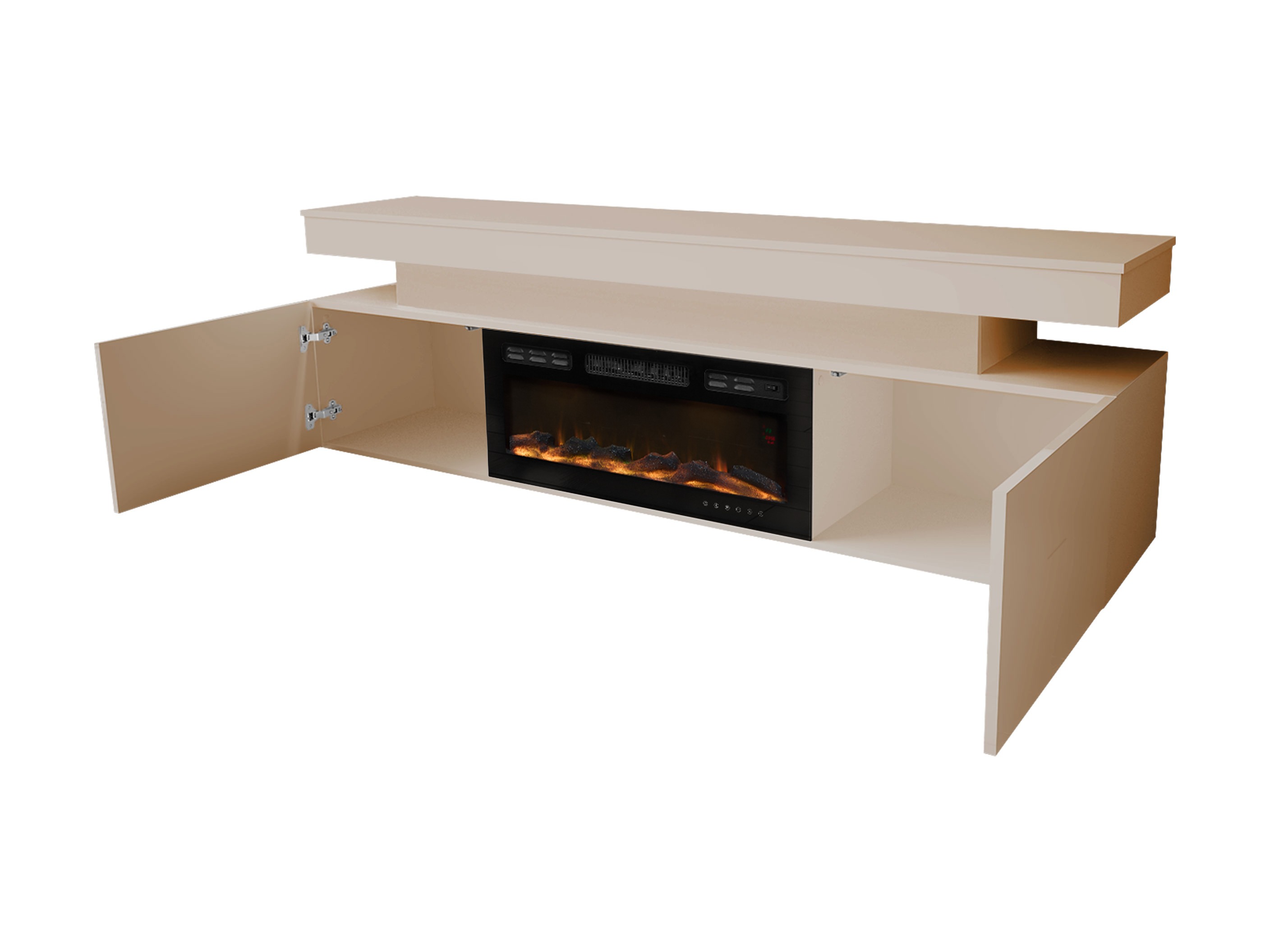 Σετ επίπλων σαλονιού Monfero I (Ανοιχτό καφέ)