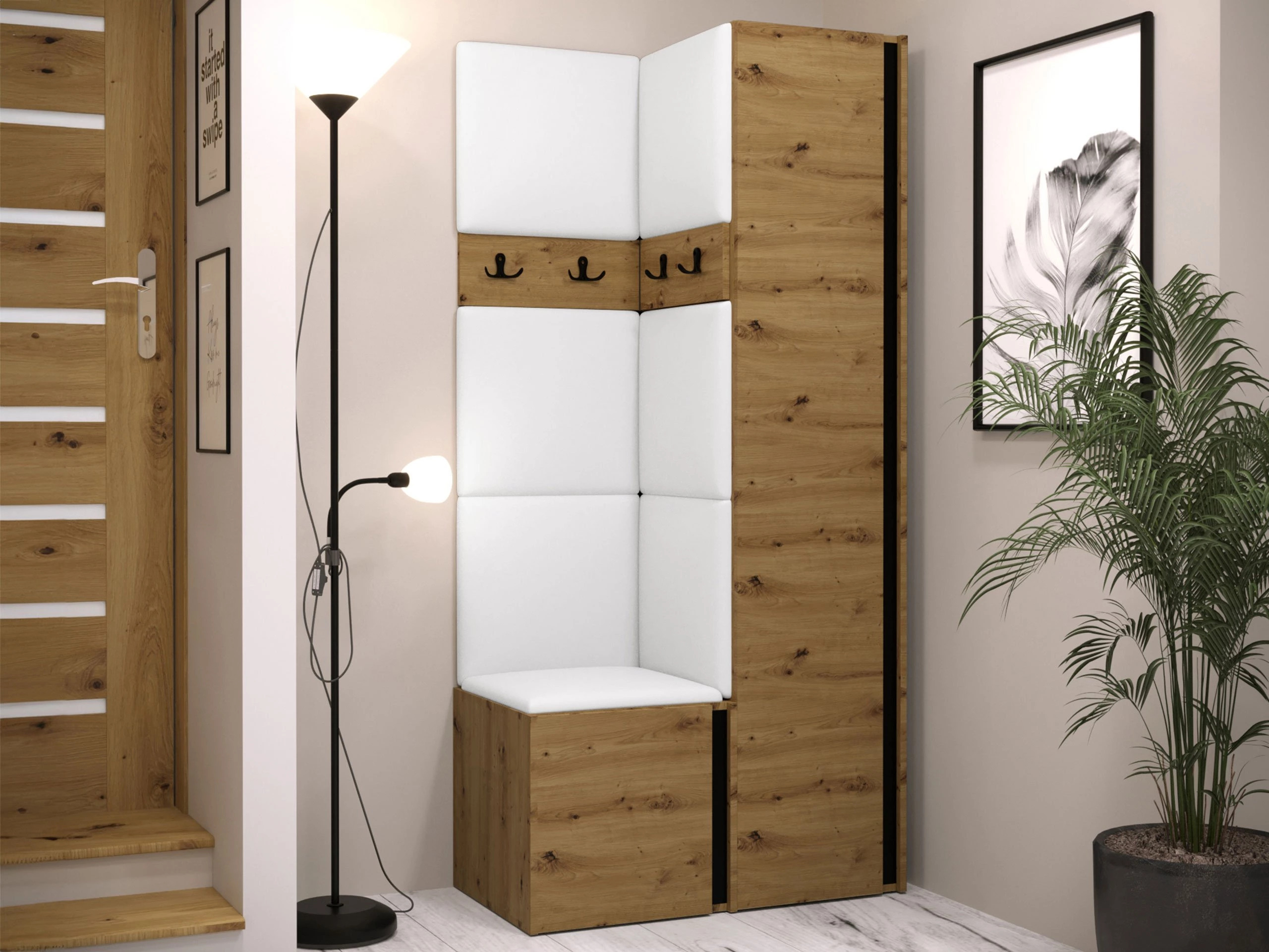 Σετ διαδρόμου Pinis XXIV (Οικολογικό δέρμα Soft 017)