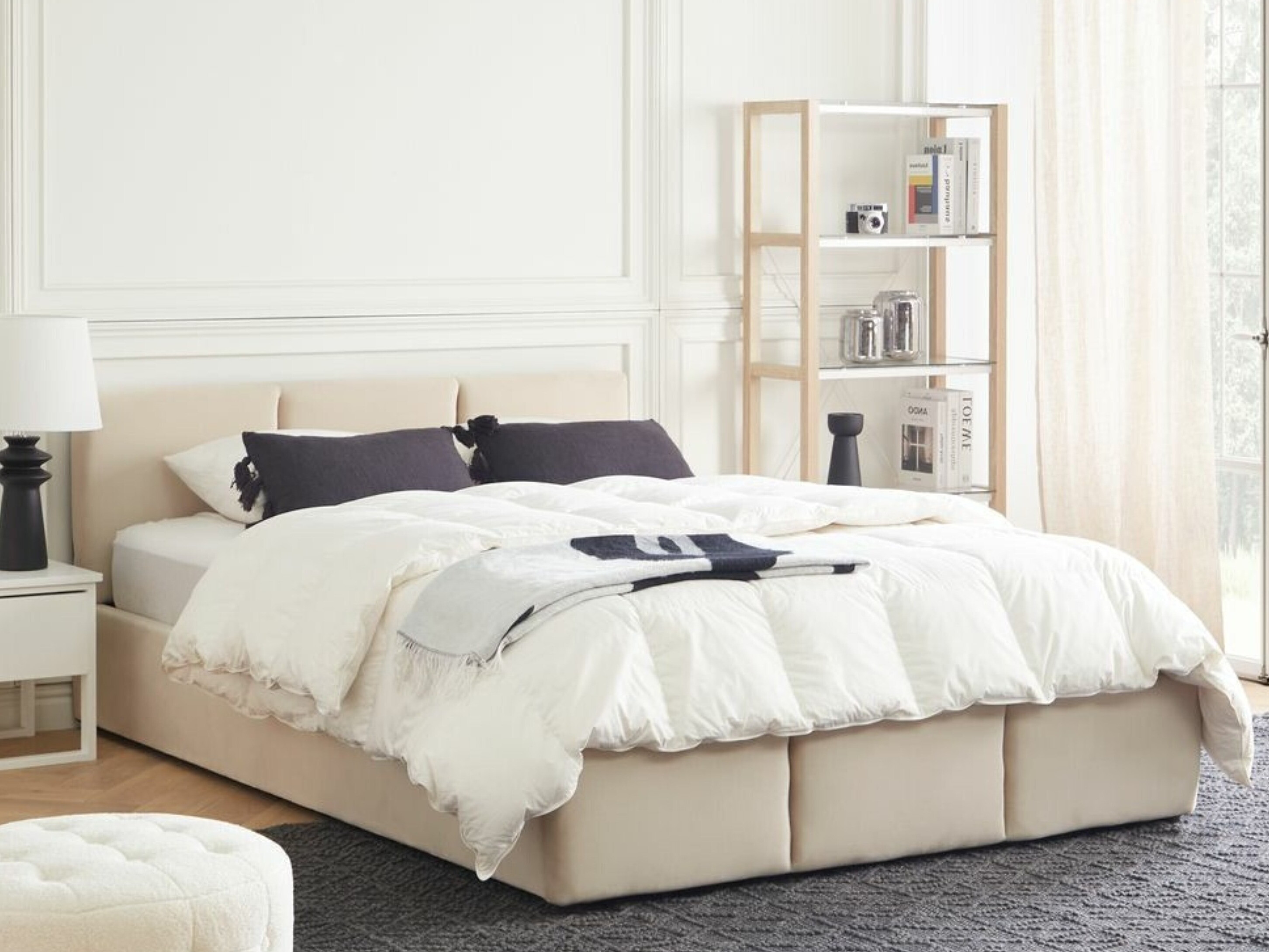 Κρεβάτι Berwyn 1780 (Μπεζ)