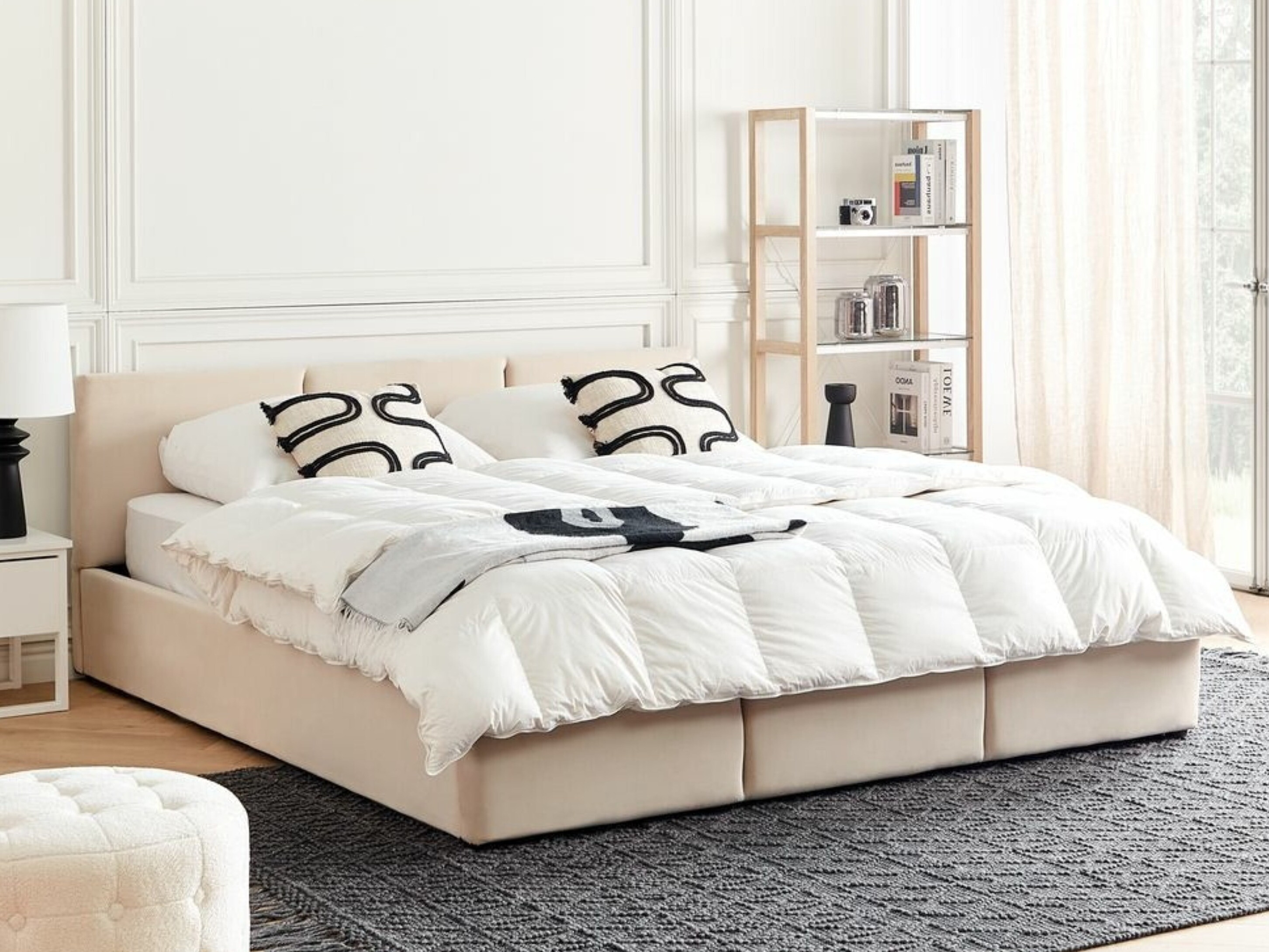 Κρεβάτι Berwyn 1780 (Μπεζ)