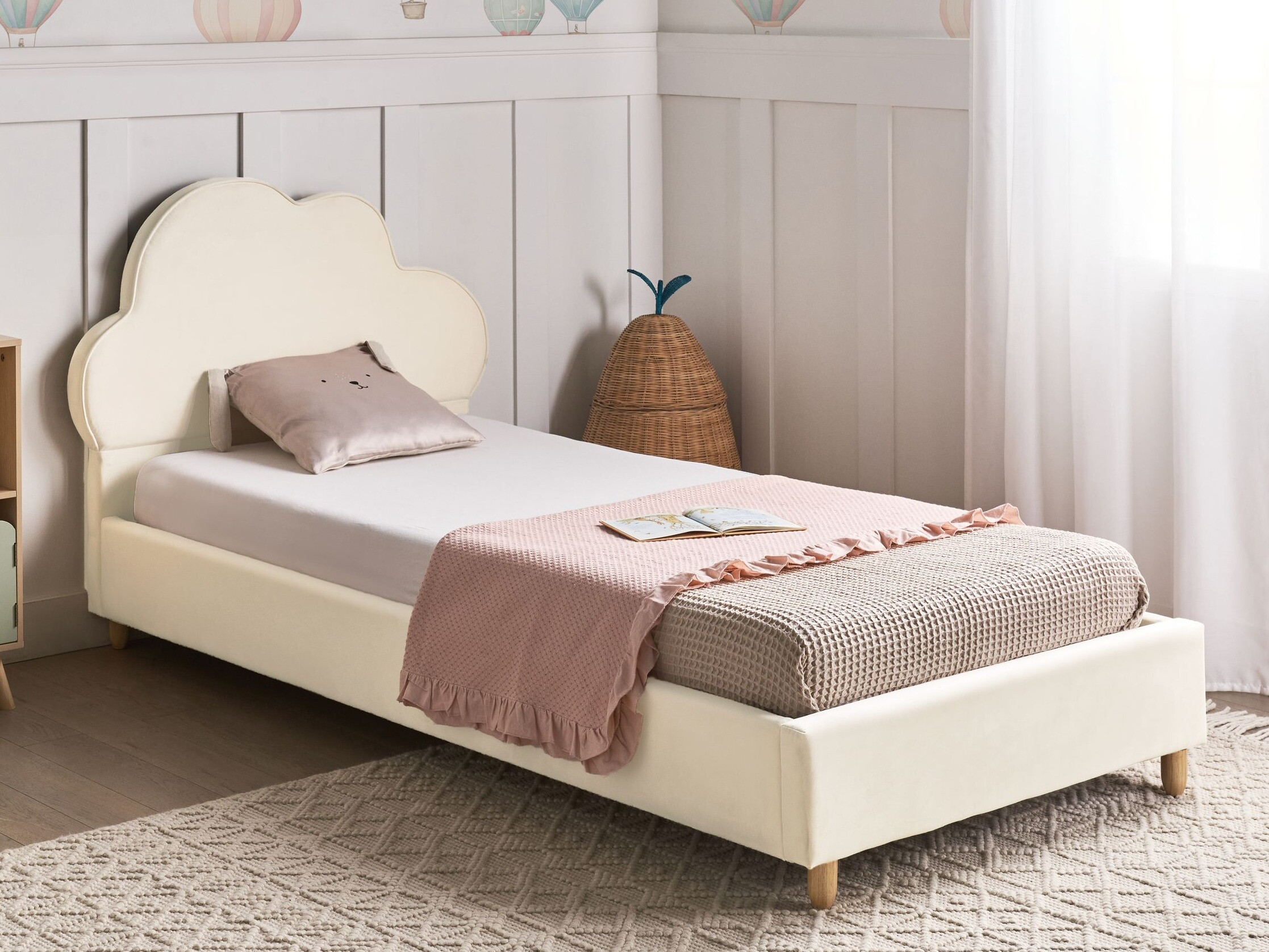 Κρεβάτι Berwyn 3219 (Ανοιχτό μπεζ)