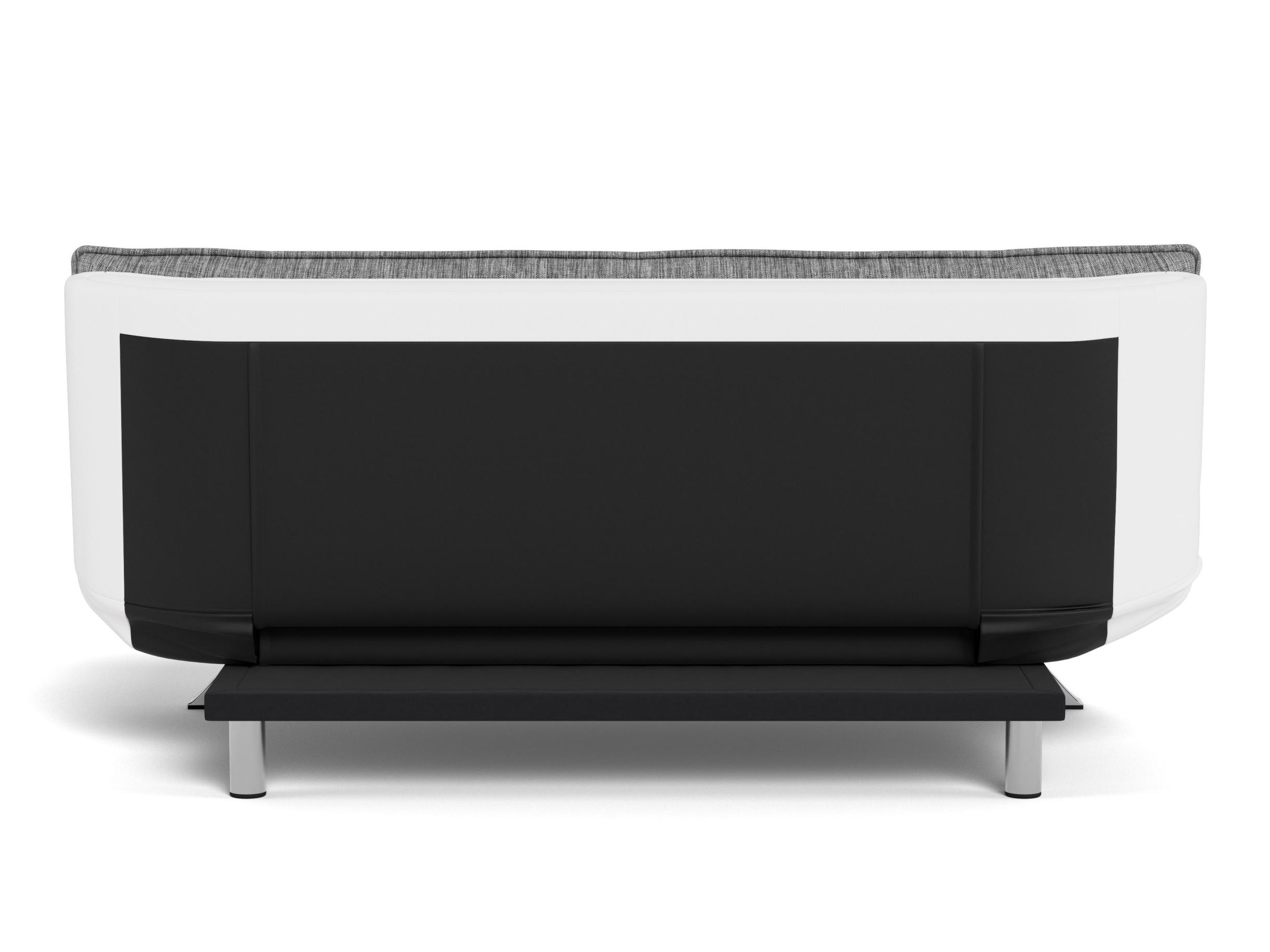 Sofa bed Norsica 228 (White + Light grey)