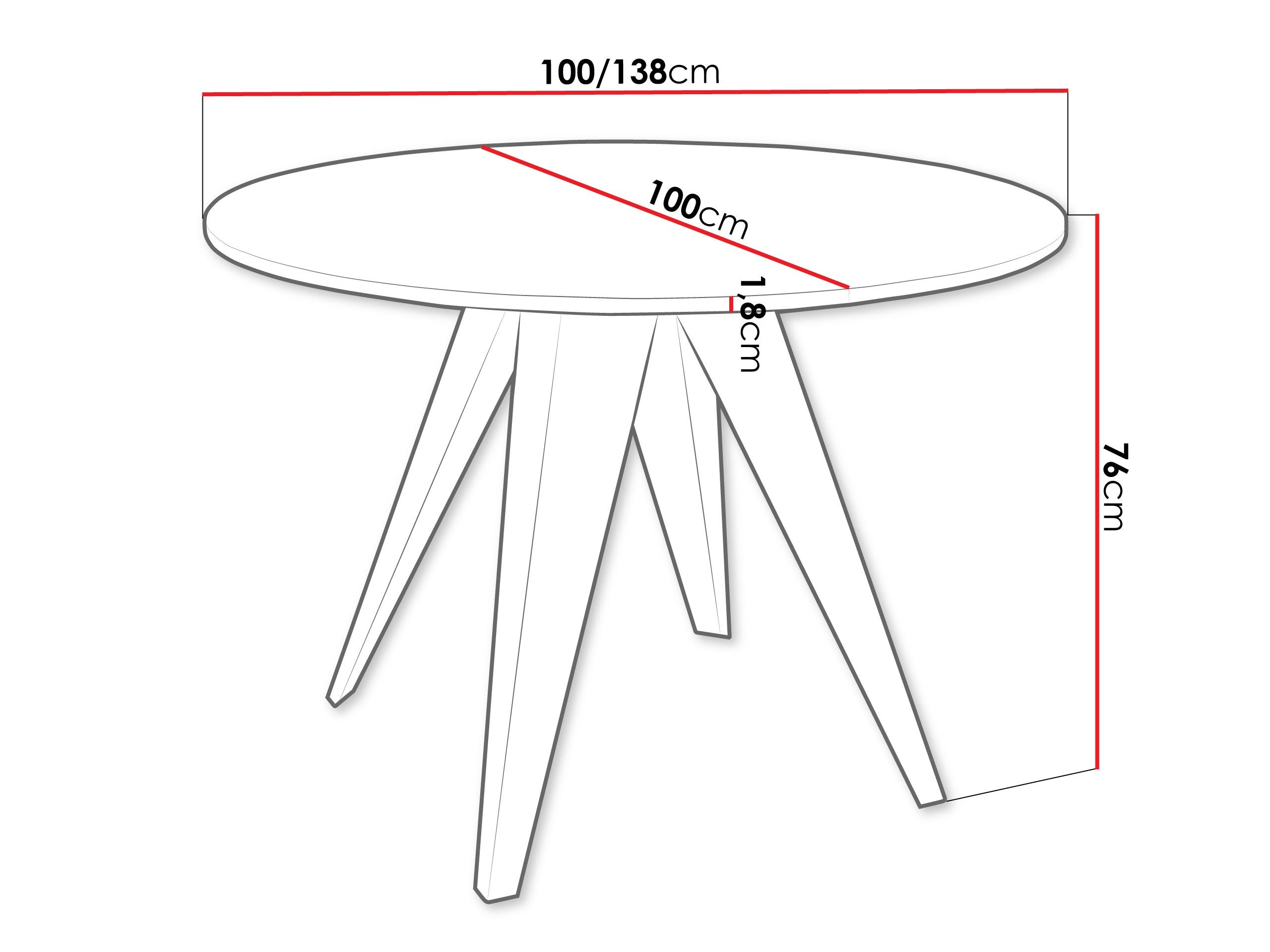 Table Oswego 175 (Black marble)