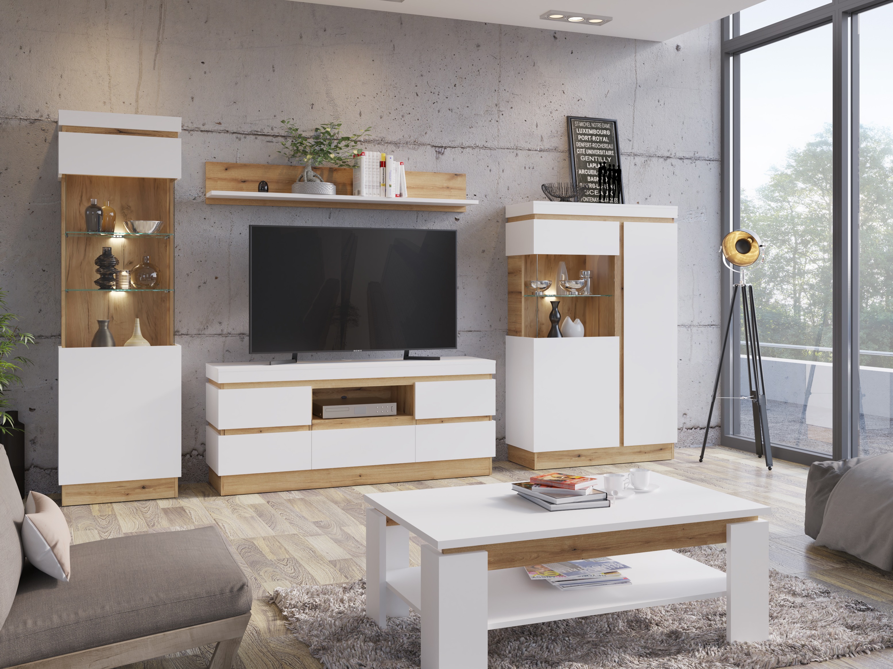 Σετ επίπλων σαλονιού Numeri 123