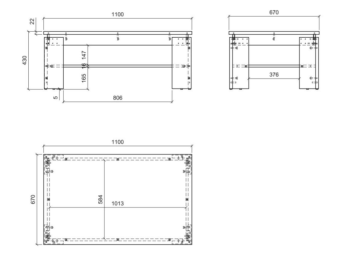 Σετ επίπλων σαλονιού Numeri 123