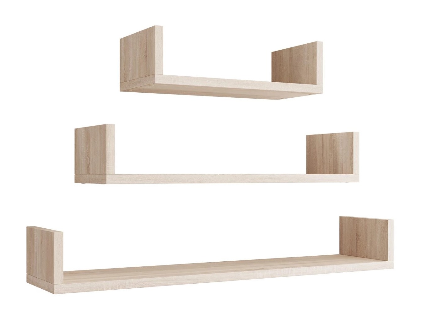 Wall-mounted set of shelves Lexicon (Sonoma oak)