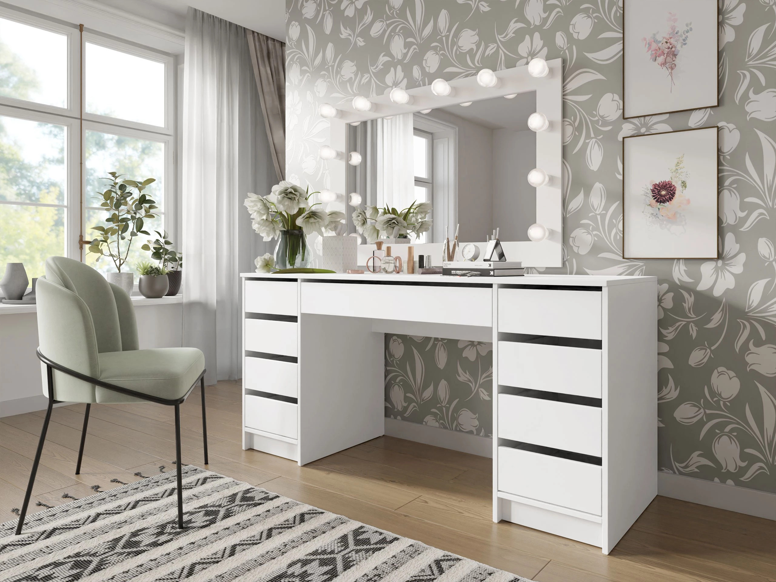 Γραφείο Comfivo Terros II (Άσπρο)